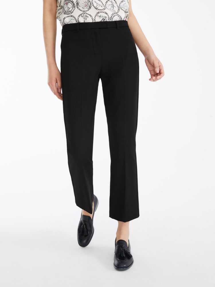 Cotton-blend trousers