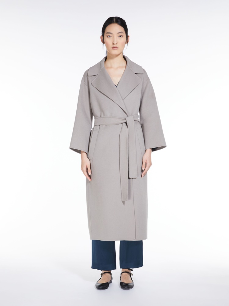 Wool robe coat