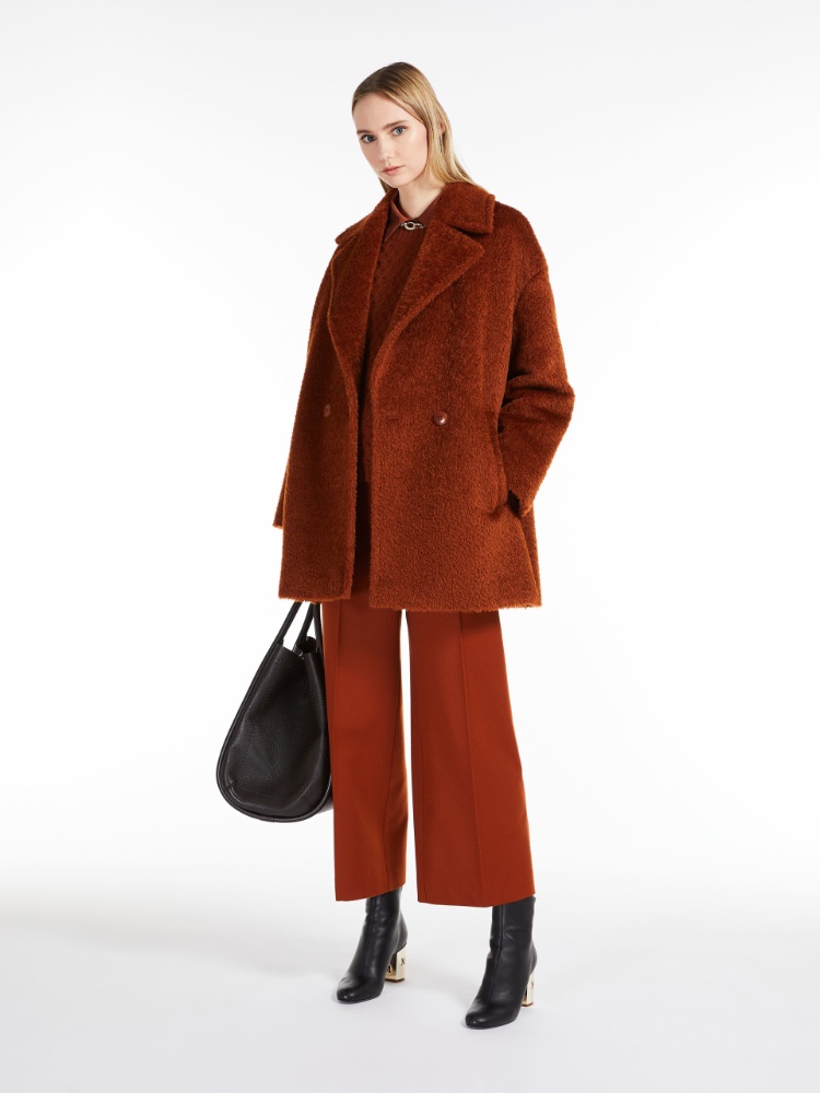 Alpaca and wool jacket