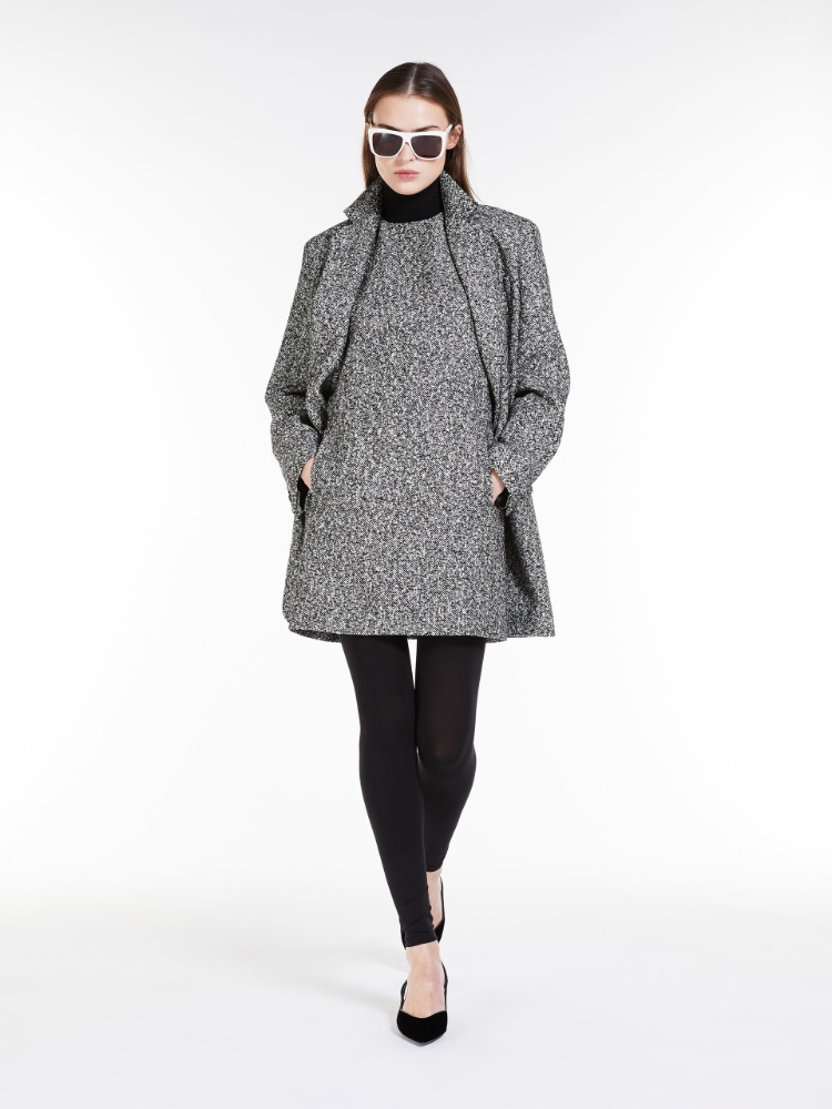 Long, wool blend blazer