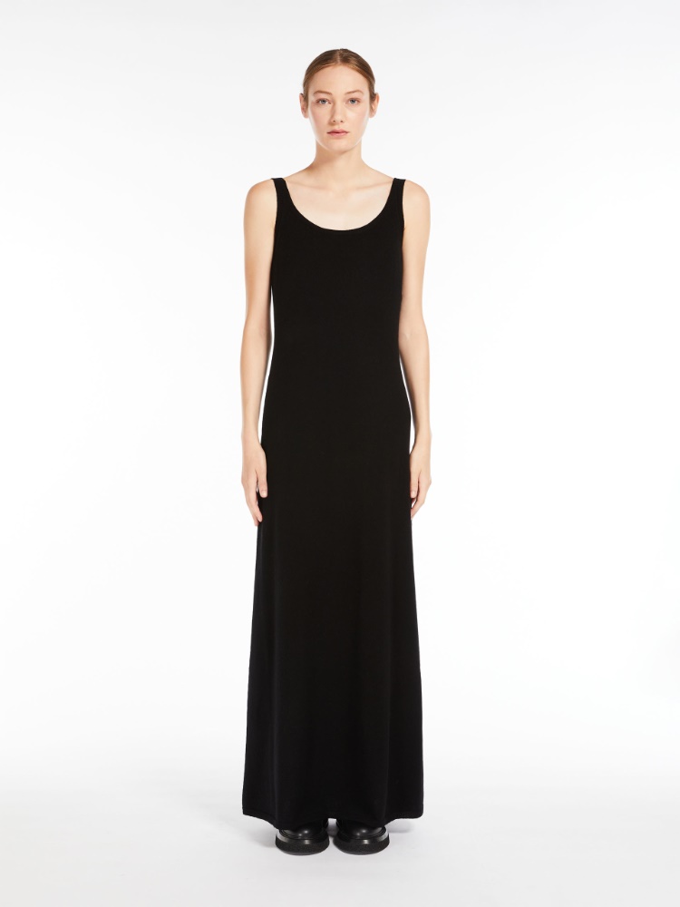 Wool and cashmere slip dress