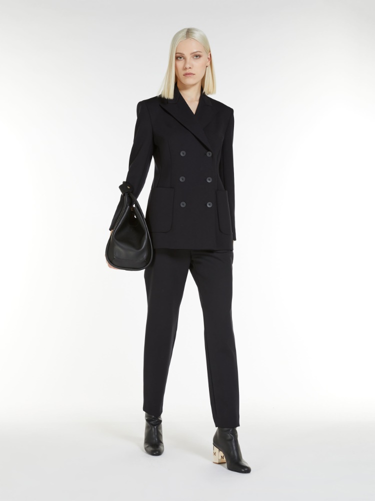 Scuba jersey trousers