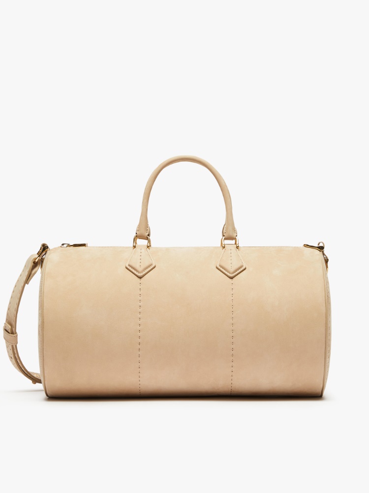 Large nubuck leather bag