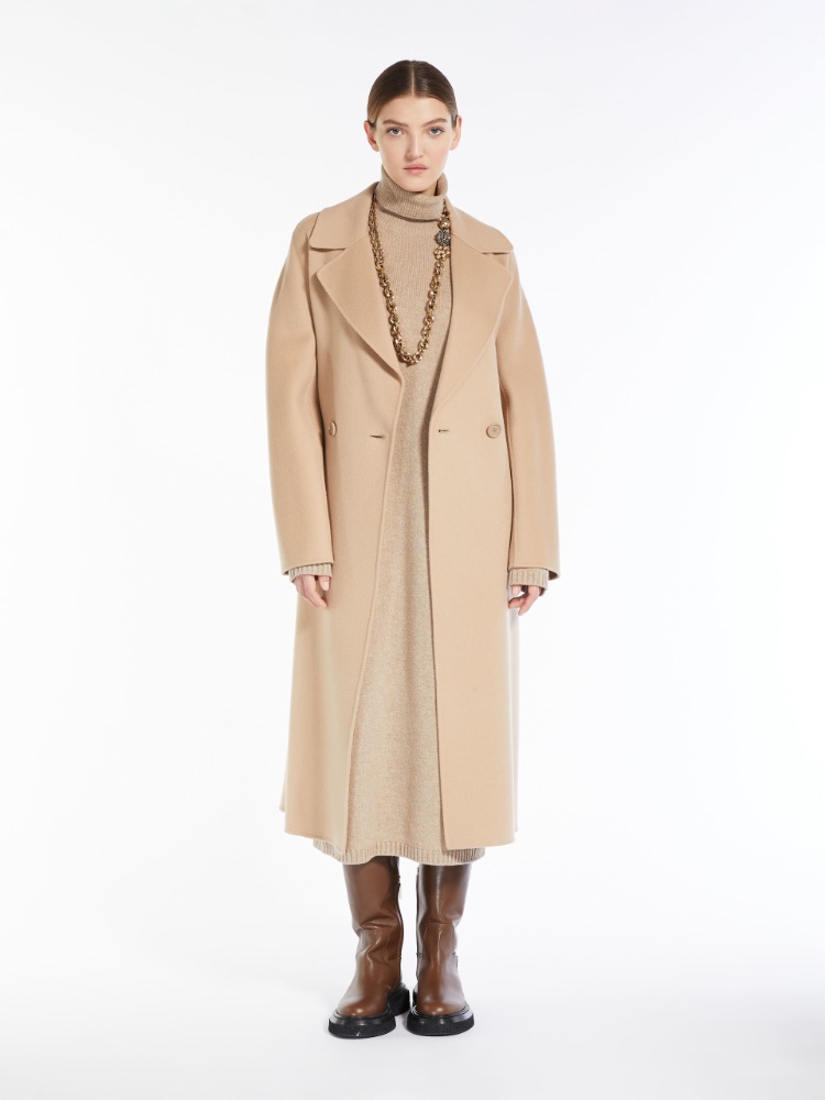 Wool belted coat