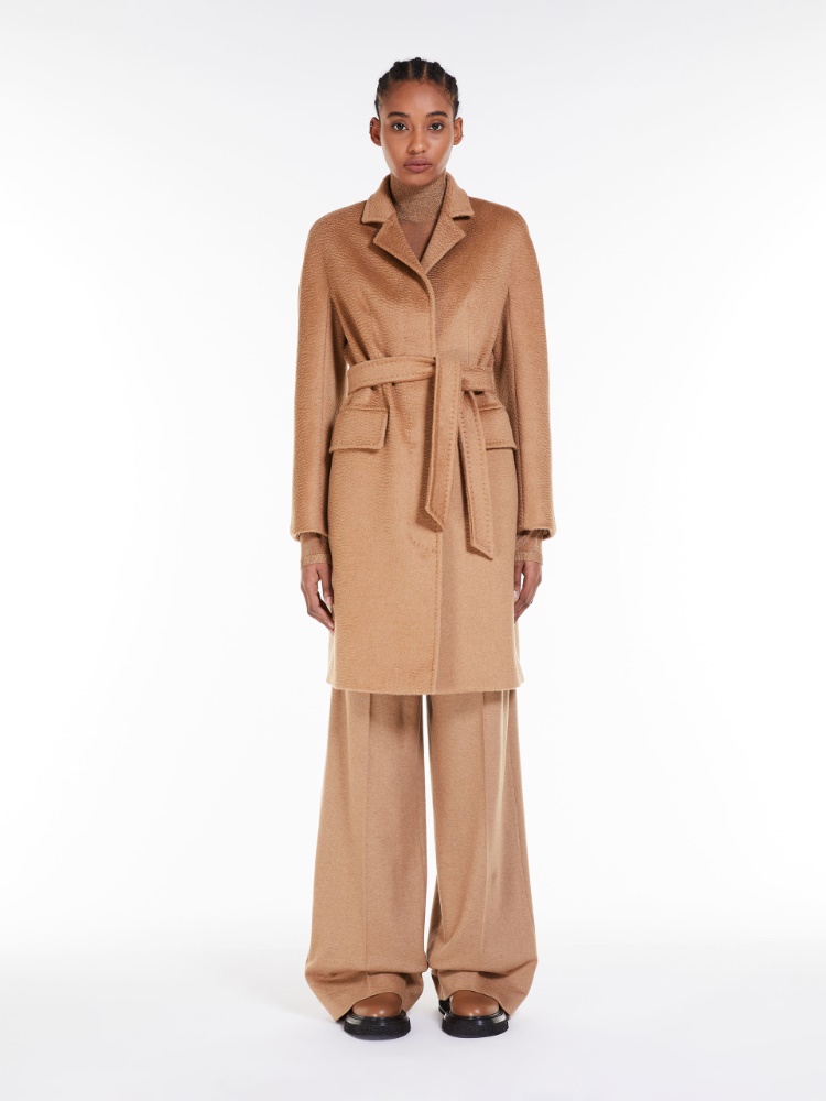 Camel colour robe coat