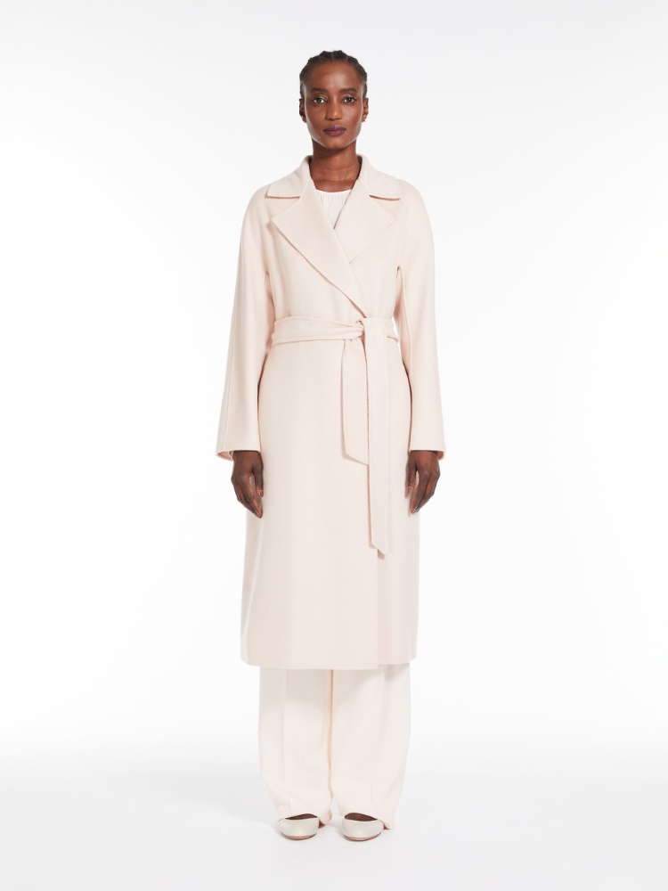 Wool and cashmere robe coat