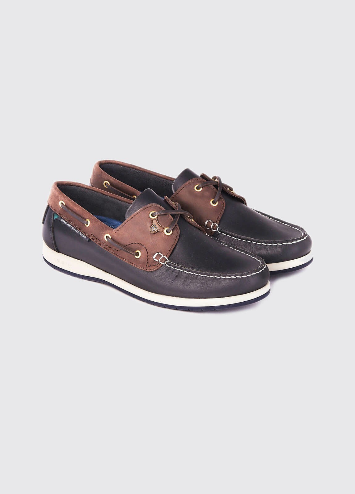 Dubarry Sailmaker X LT Men's Boat Shoes Navy / Brown