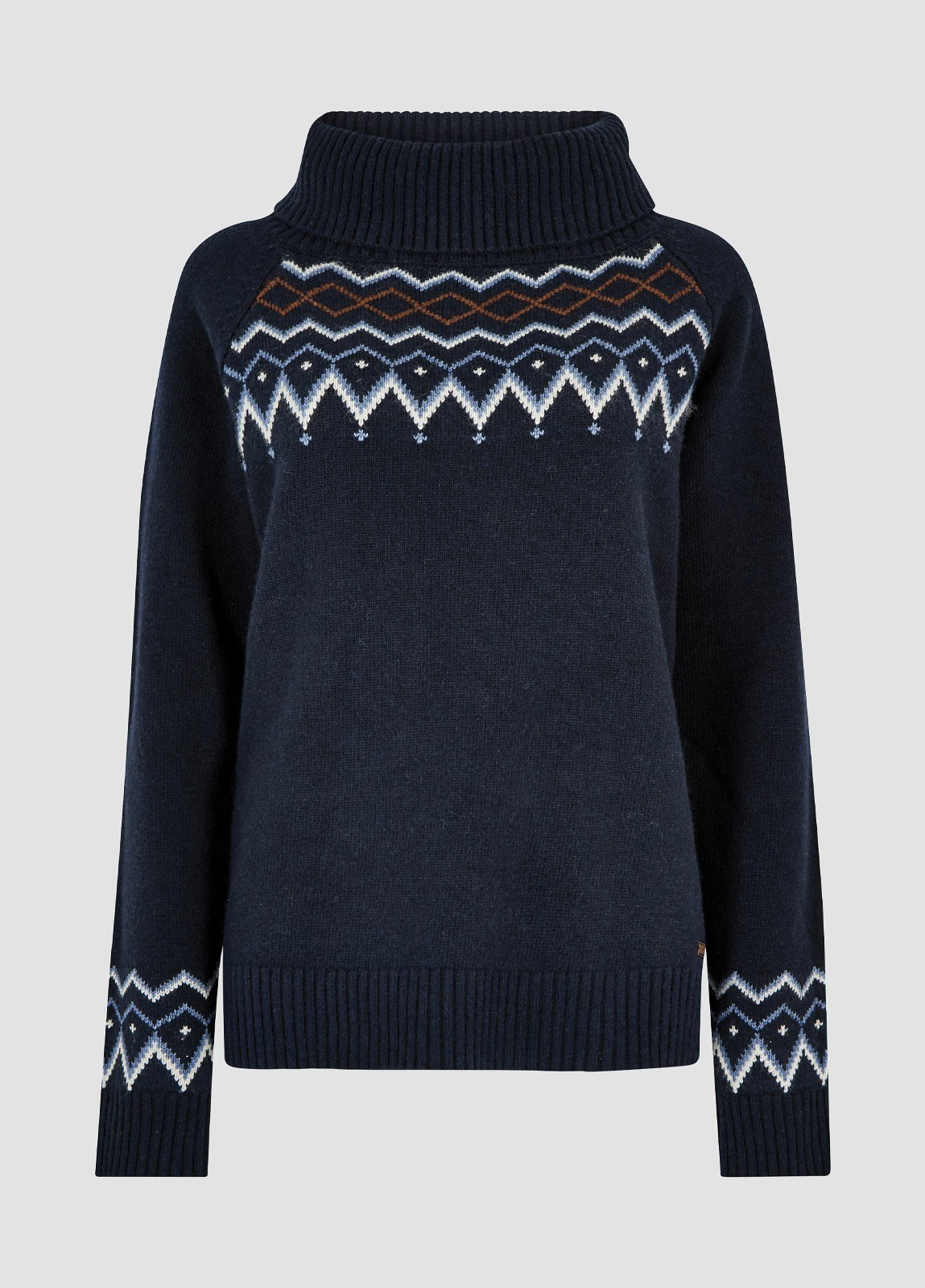 Dubarry Riverstown Fair Isle Sweater Women's Knitwear Navy