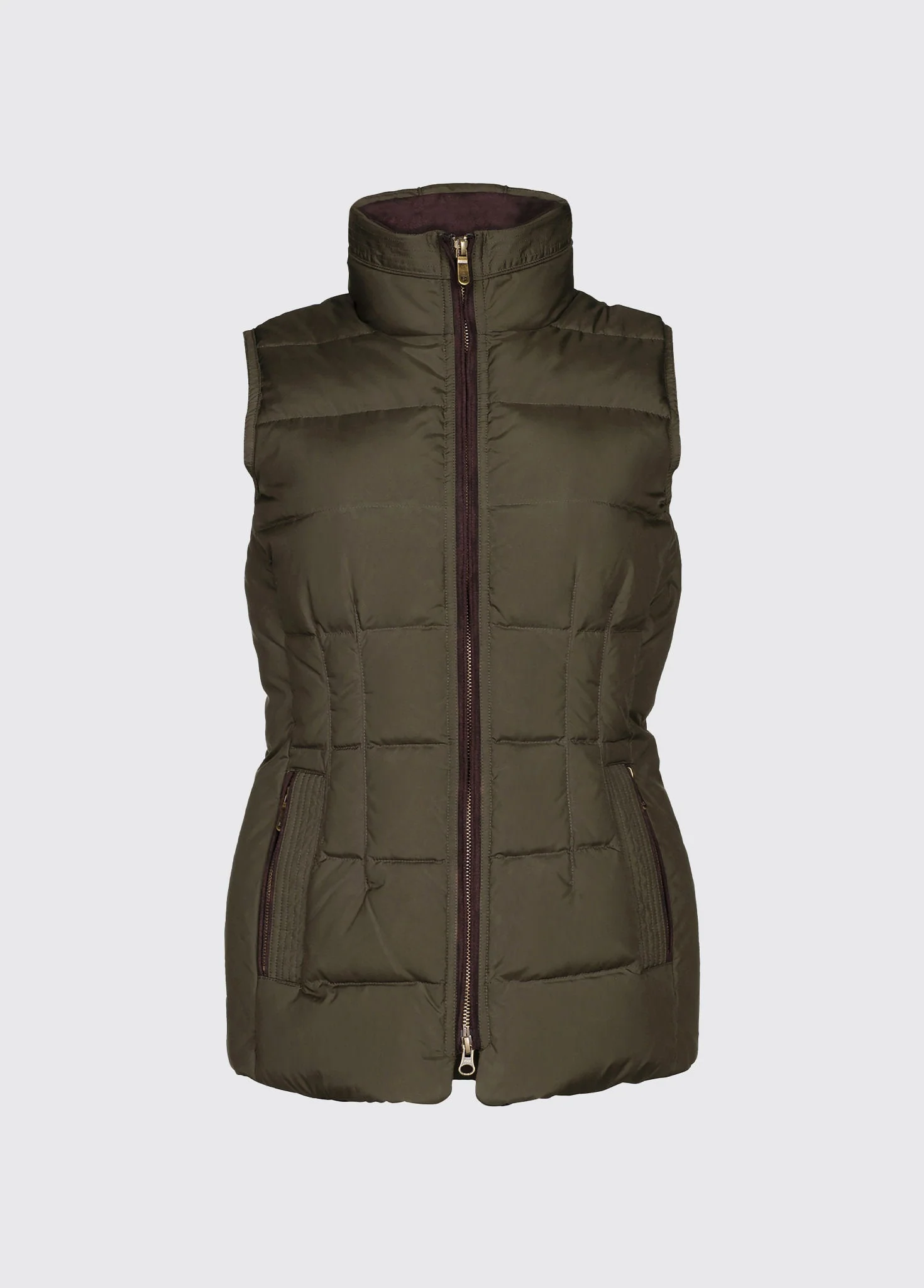 Spiddal Ladies' Quilted Vest - Olive