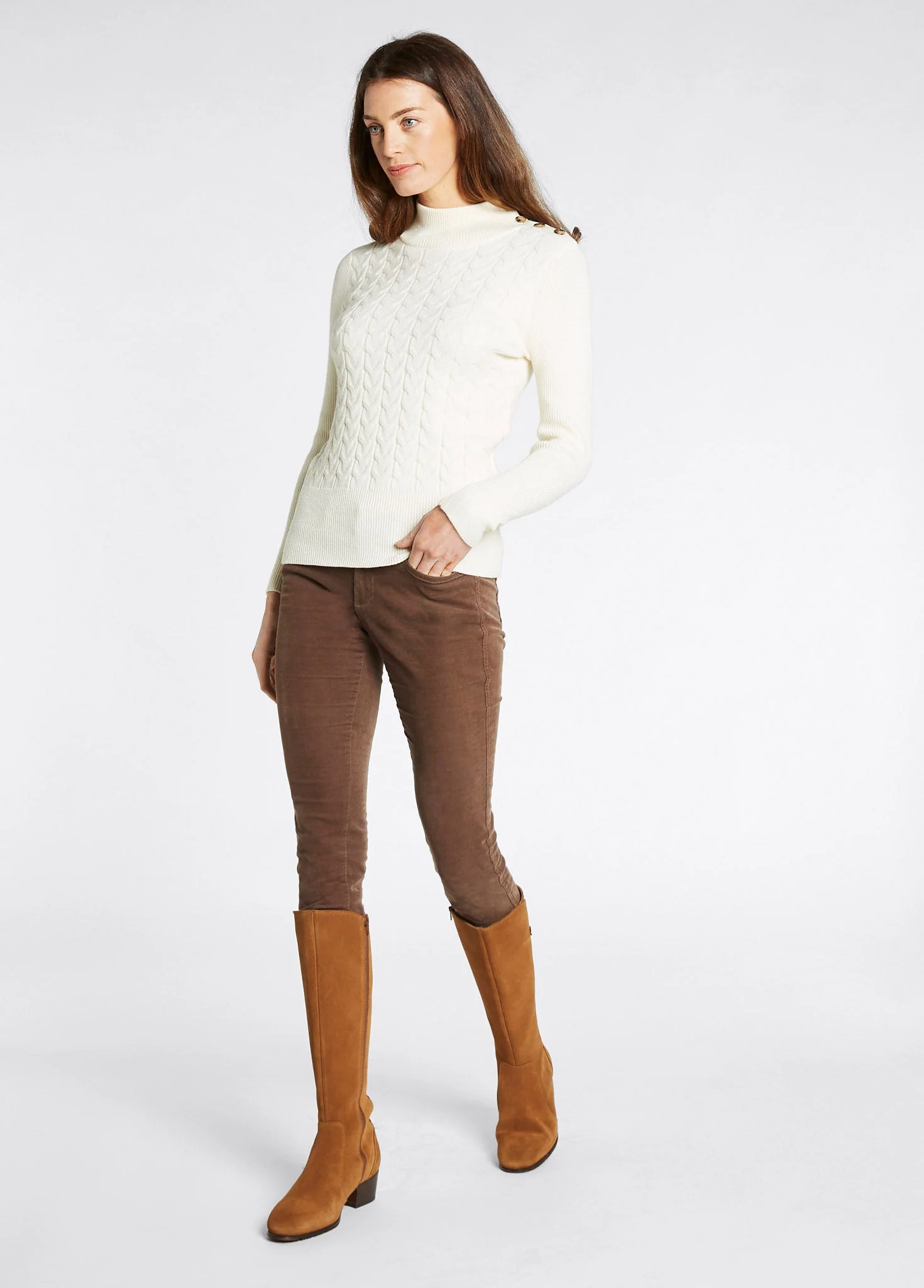Claremont Women's Sweater - Chalk