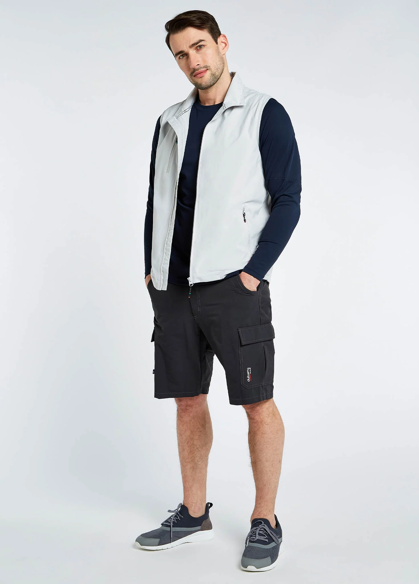 Lanzarote Mens Tech Vest - Platinum