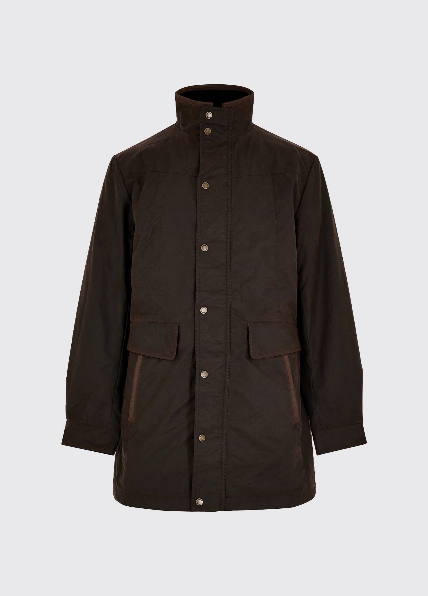 Chalkhill Men's Long Waxed Jacket - Java