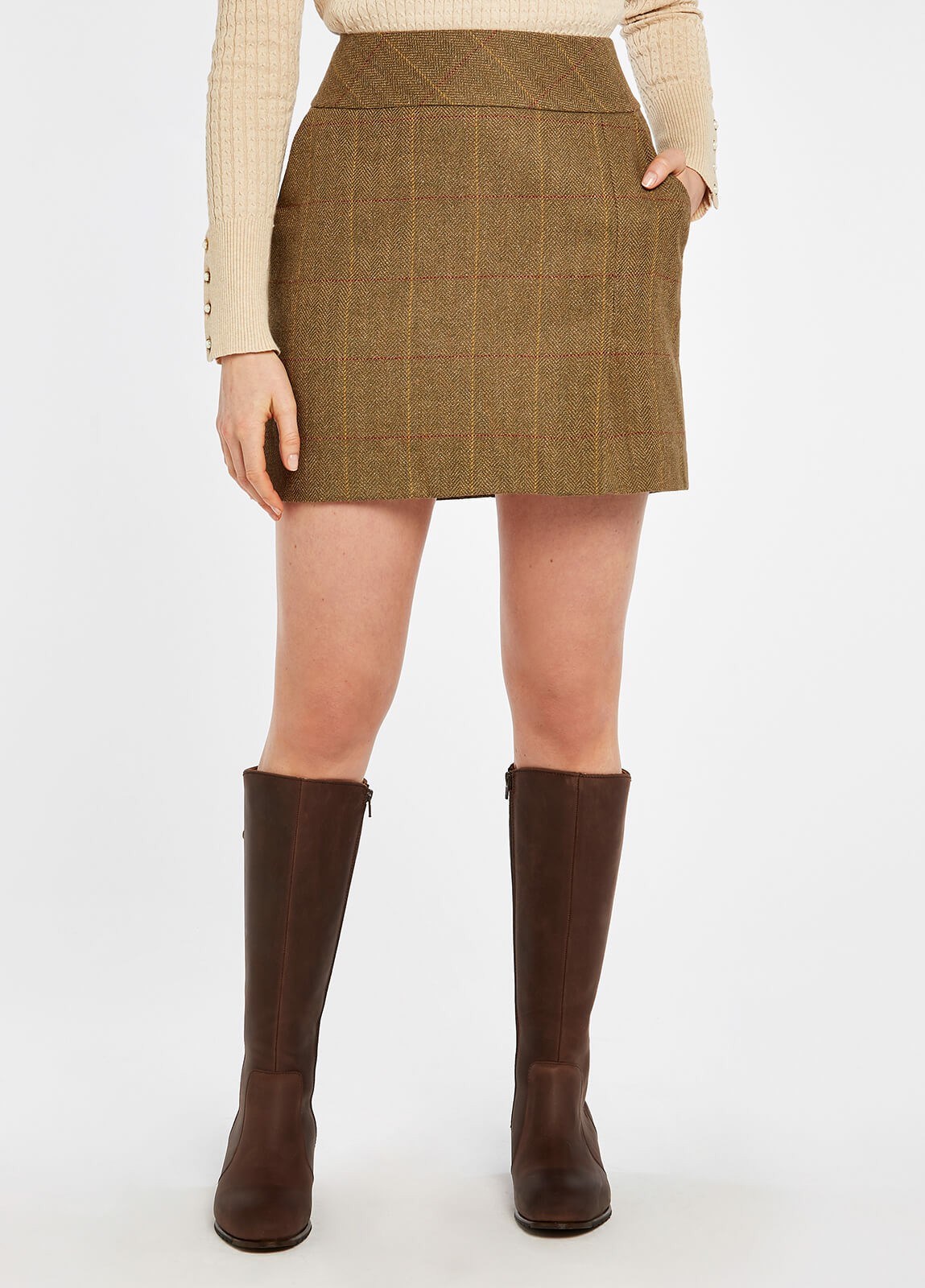 Dubarry Bellflower Tweed Women's Skirts Brown