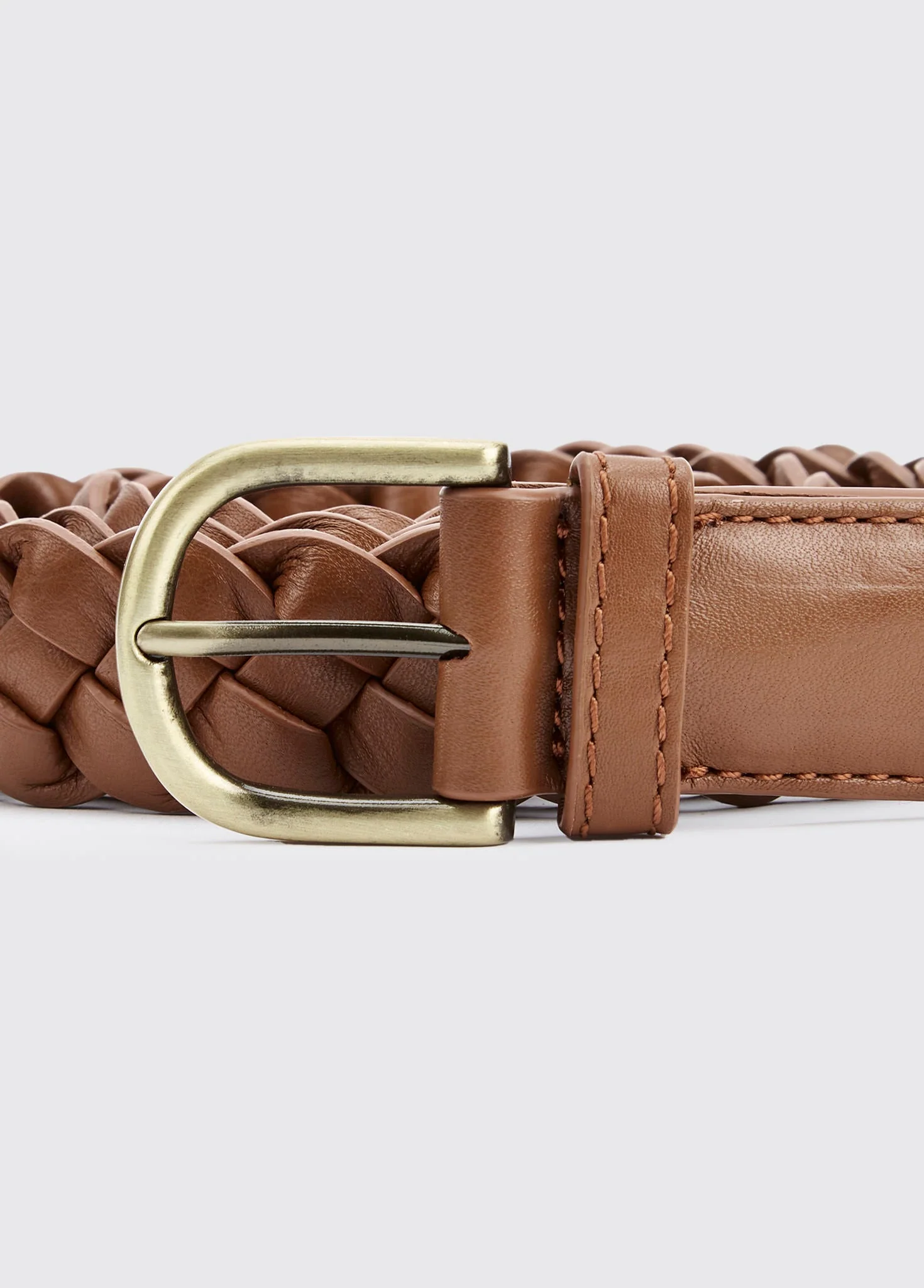 Belmore Ladies' Leather Belt - Caramel