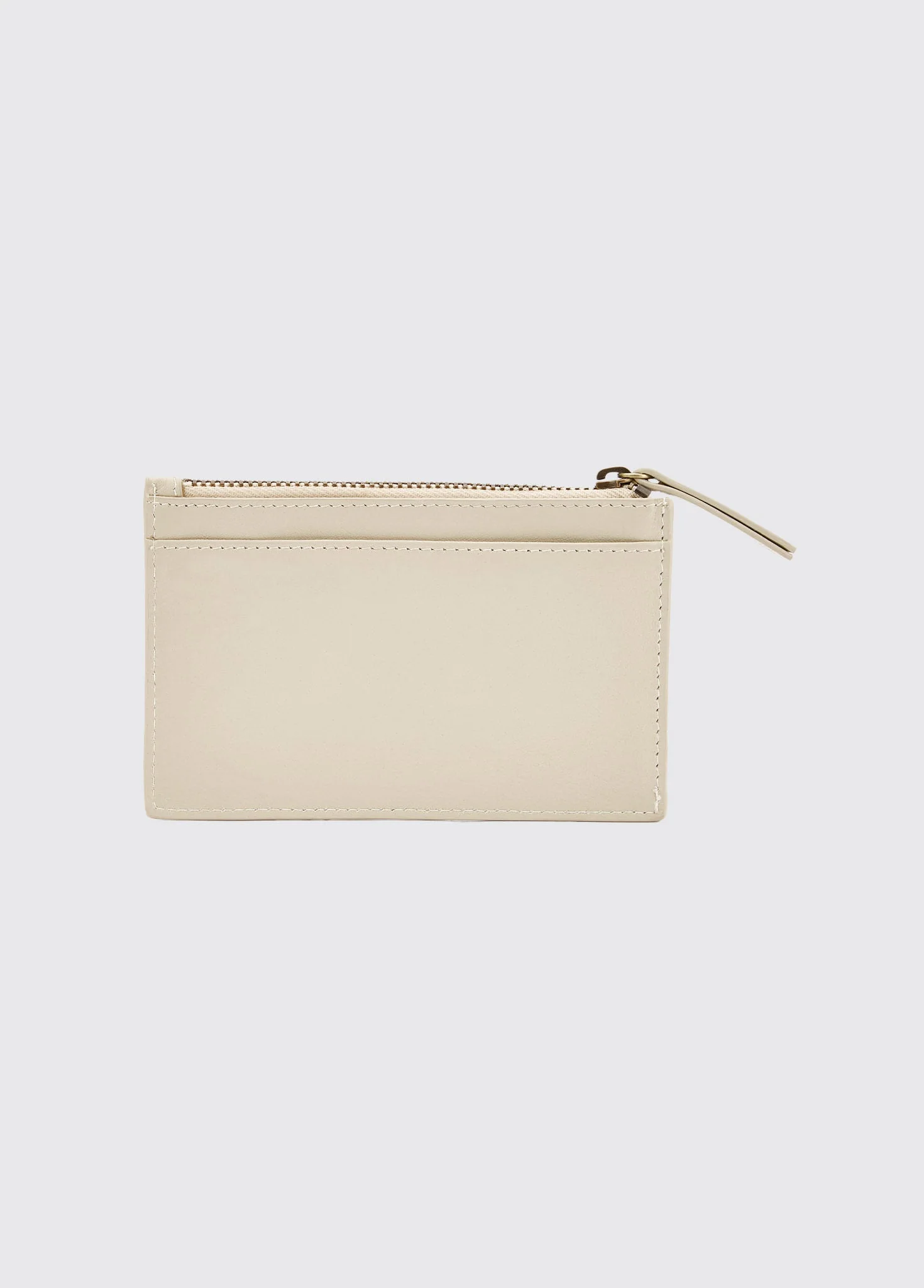 Broomhill Leather cardholder - Oyster