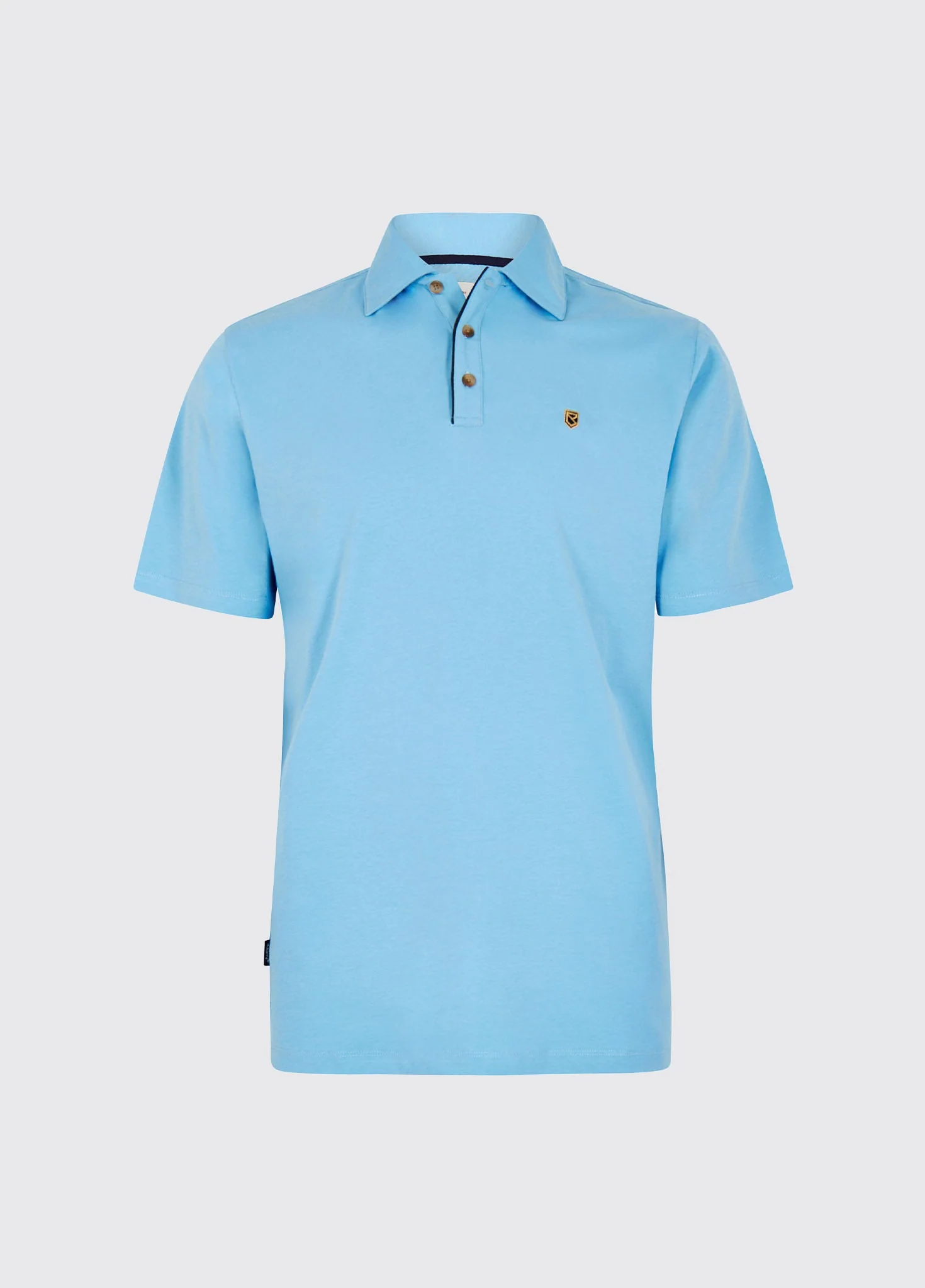 Kilmurray Men's three-button polo - Azure