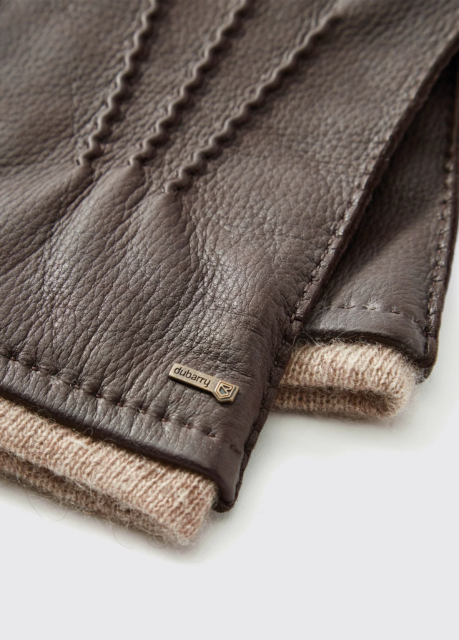 Lisryan Men's Leather Gloves - Mahogany