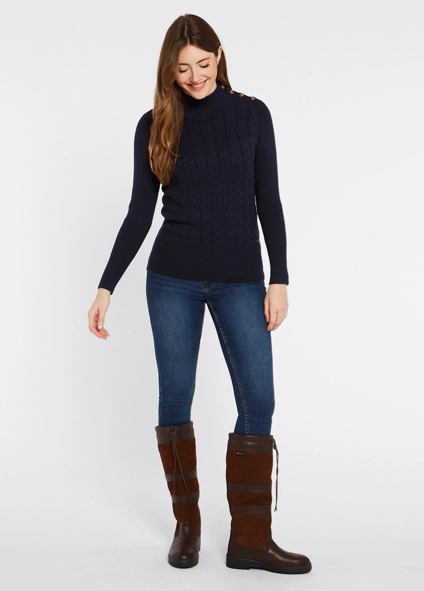 Claremont Women's Sweater - Navy