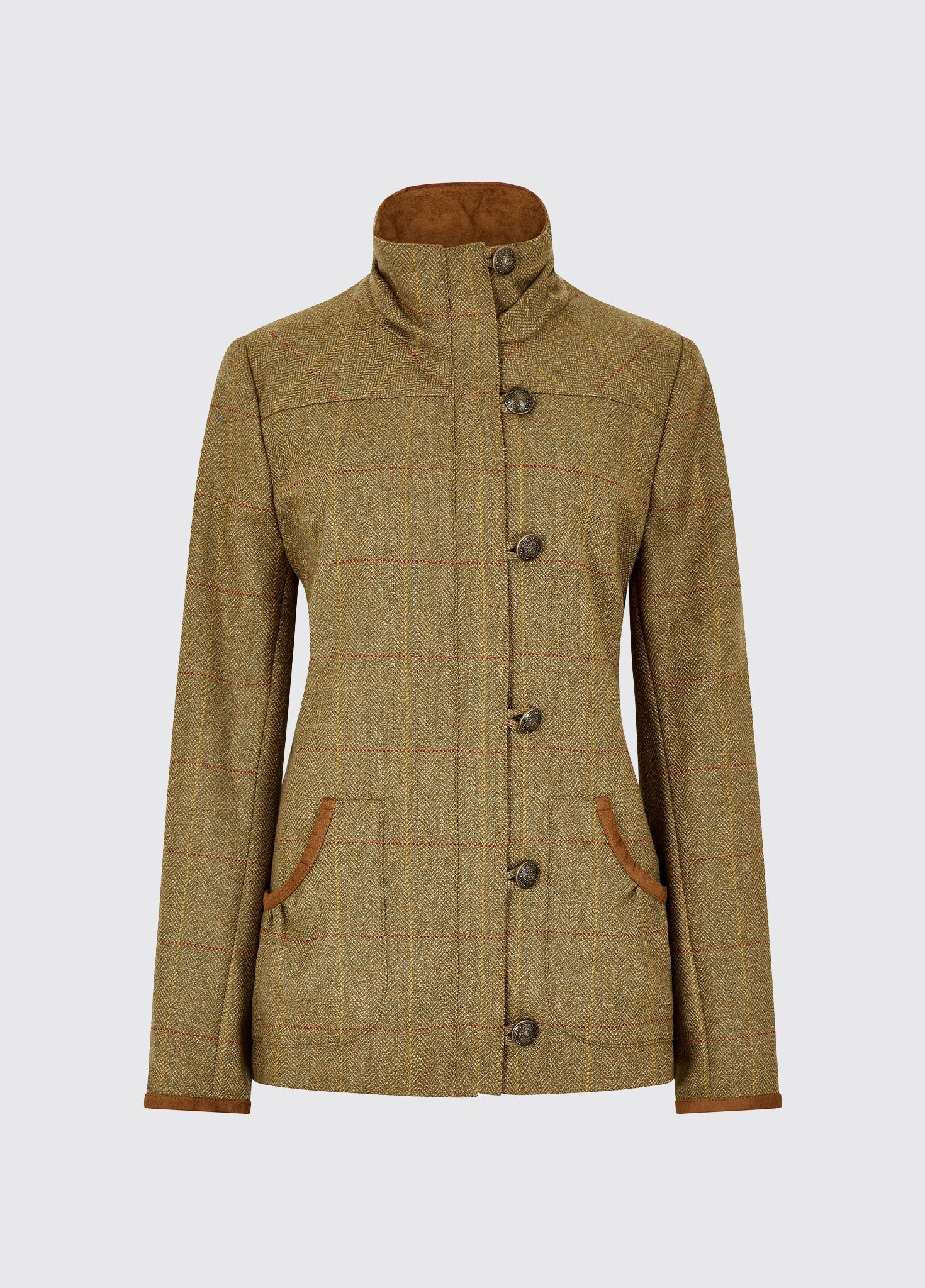 Bracken Tweed Coat - Elm