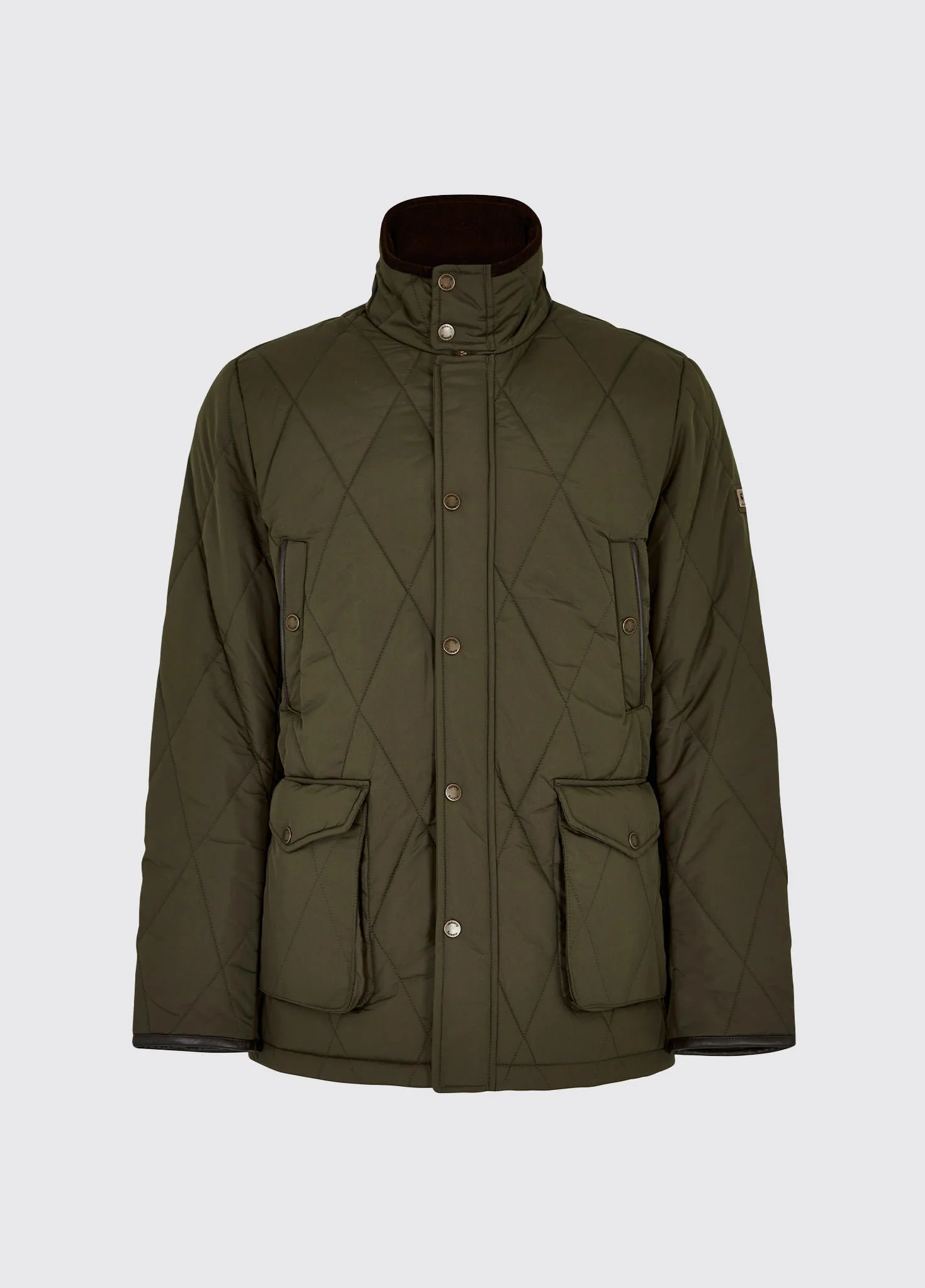 Farmley Men's Quilted Jacket - Olive
