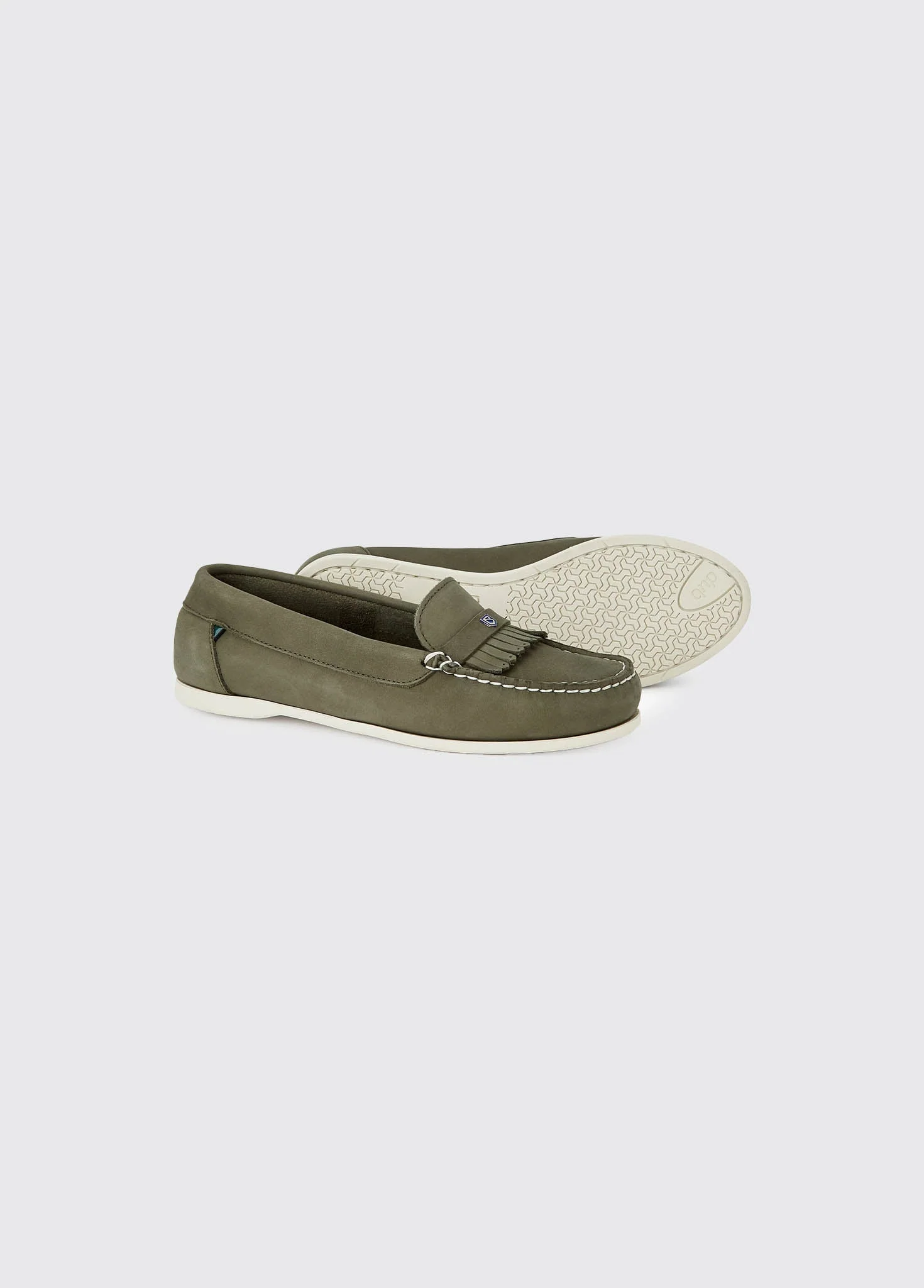 Florence Boat Shoe - Pesto