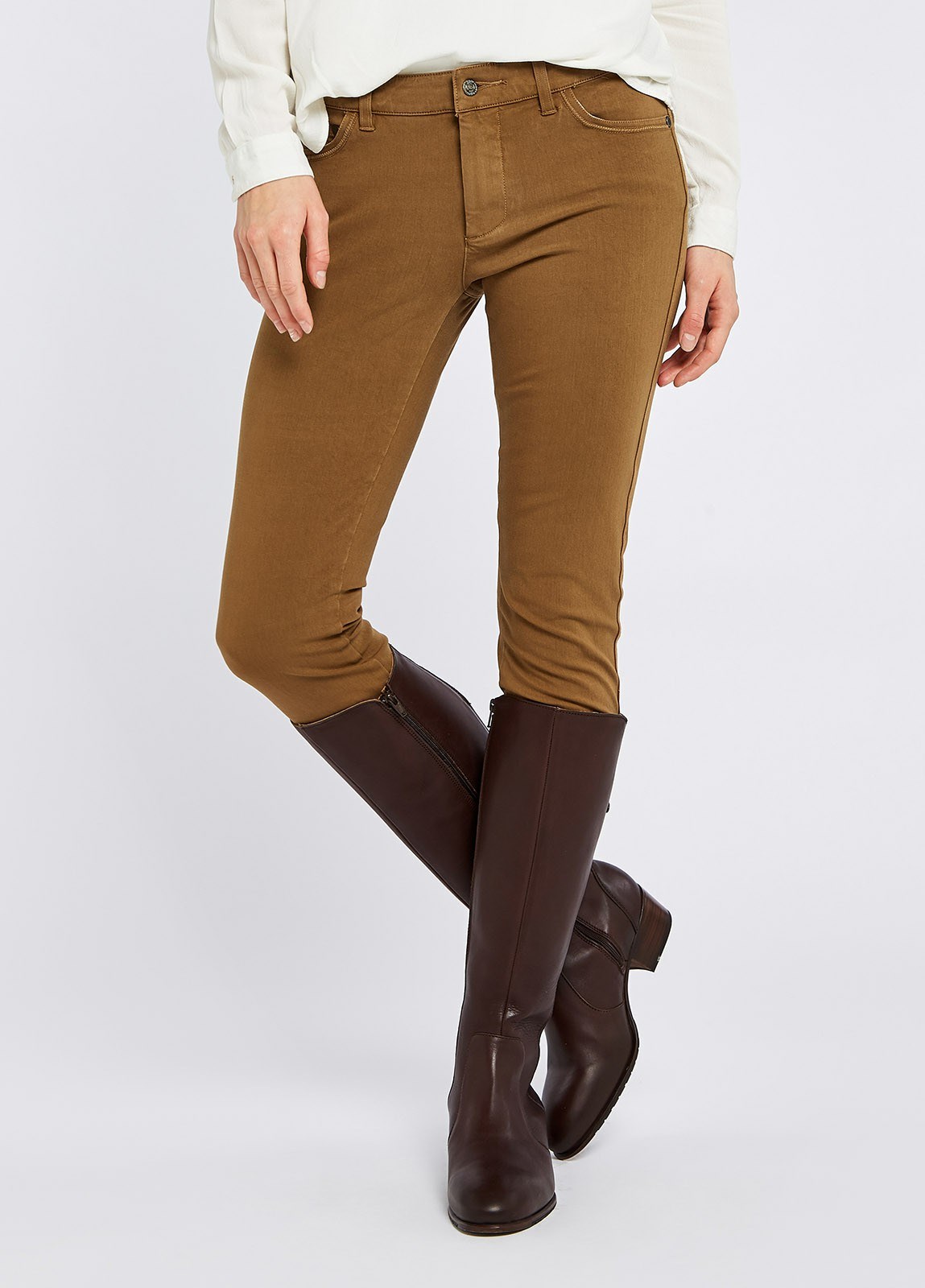 Dubarry Sallybrook Women's Trousers Gold