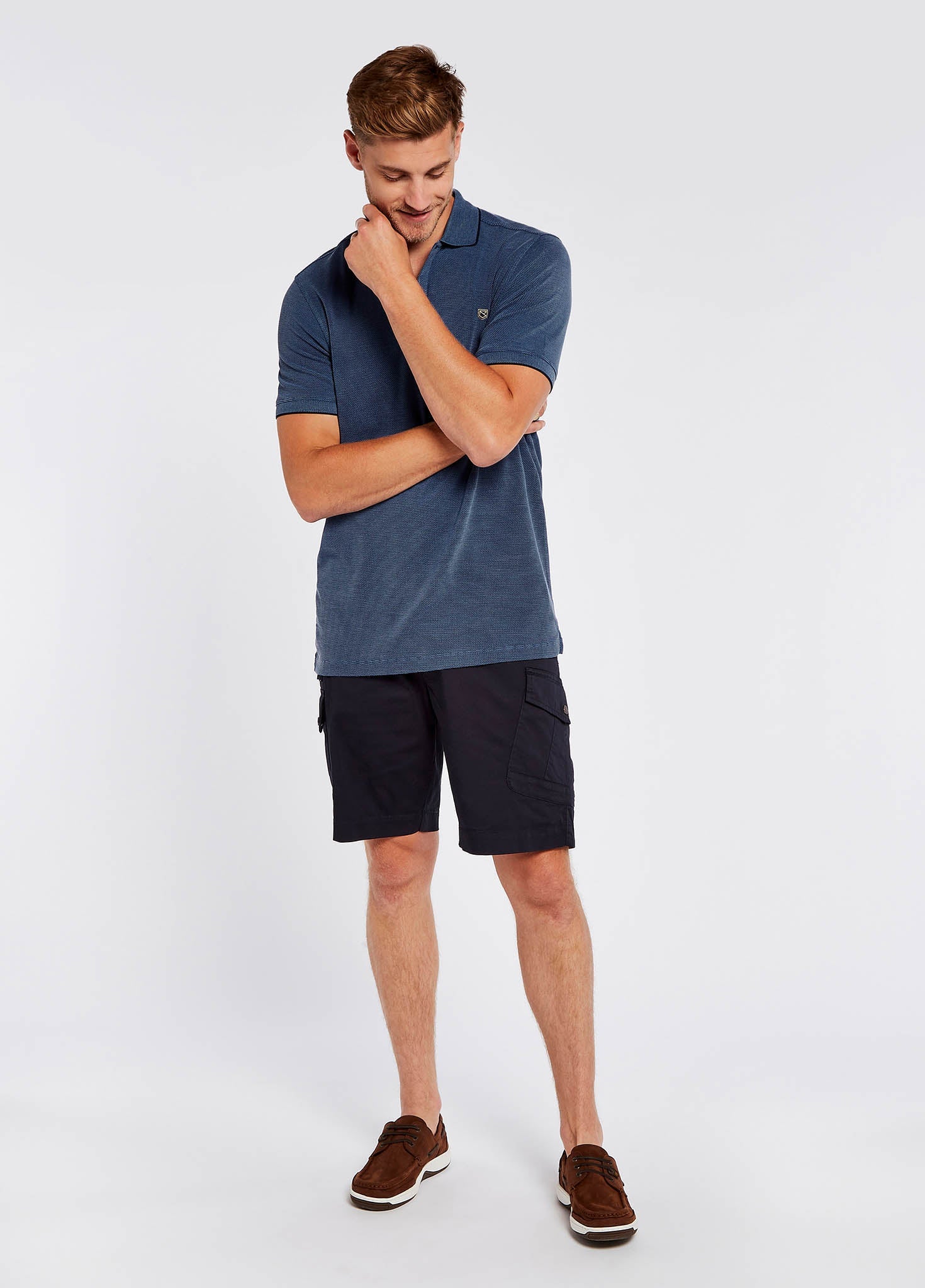 Morrison Men's Polo - Indigo