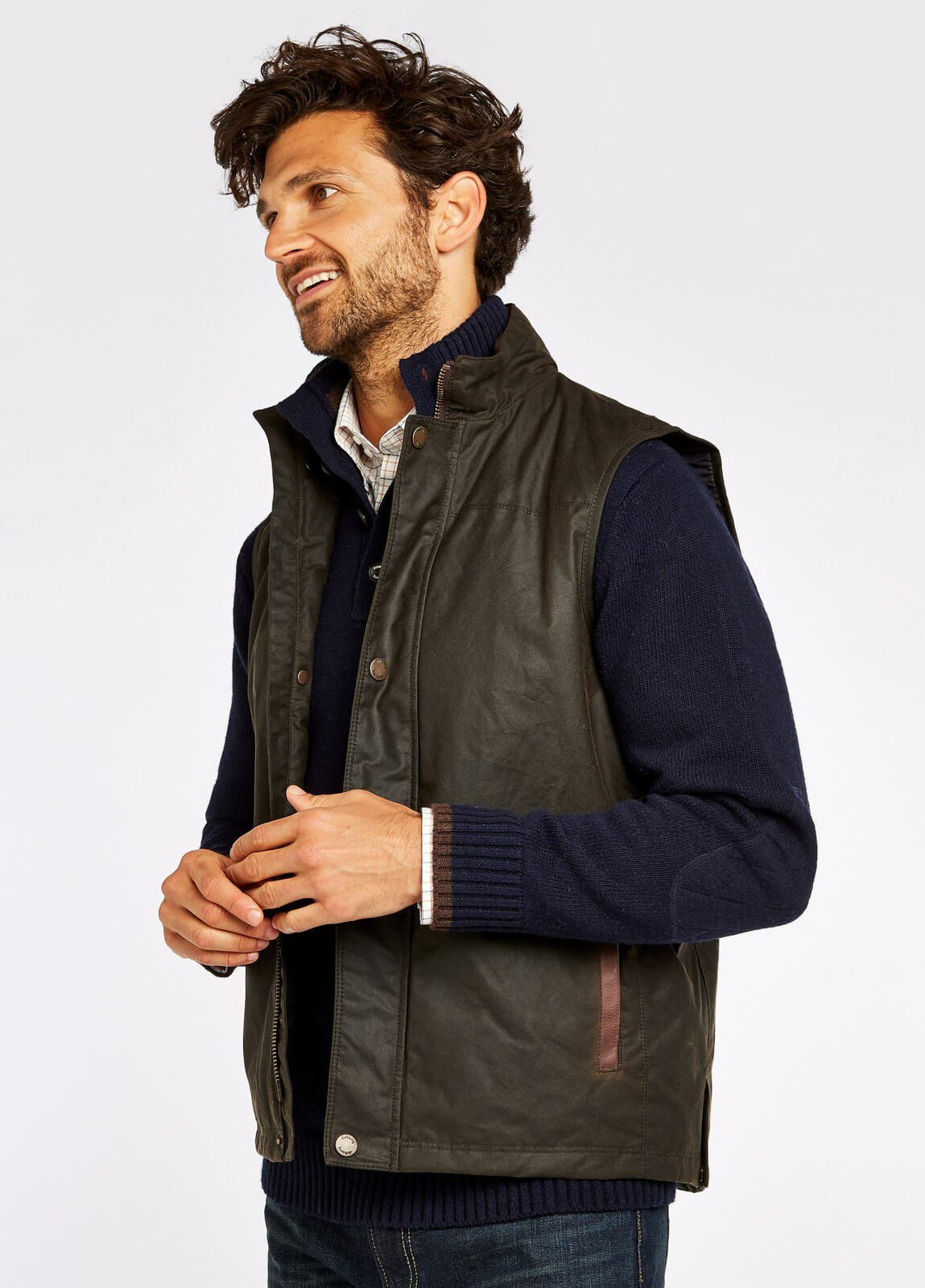 Dubarry Mayfly Wax Men's Vest Olive