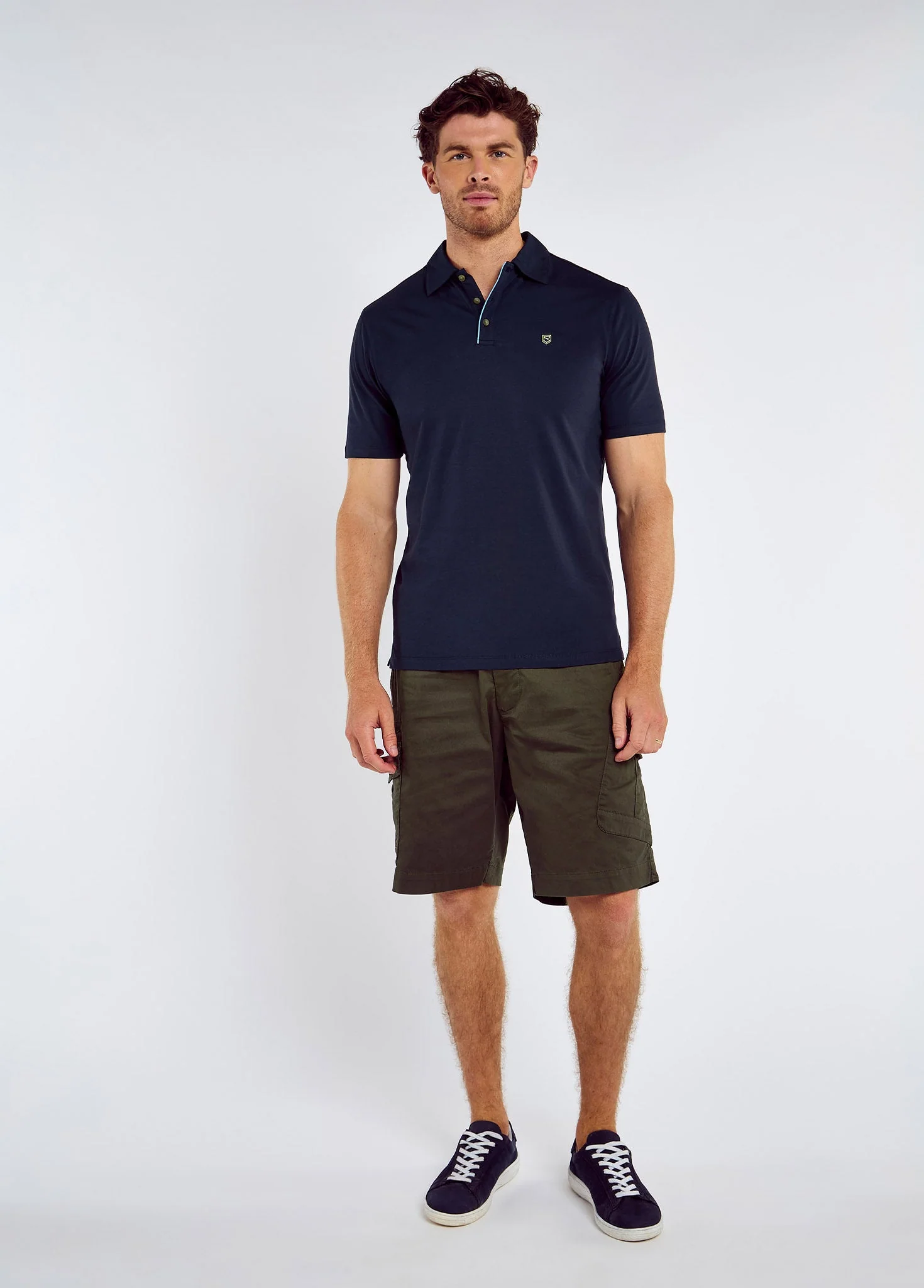 Kilmurray Men's three-button polo - Navy