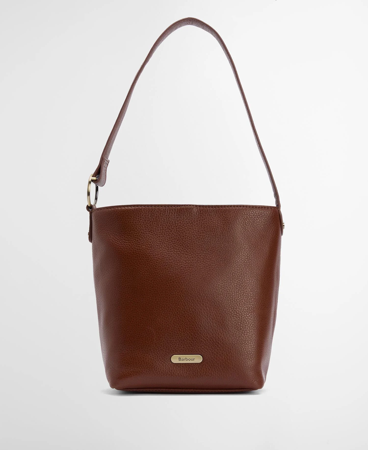 Cedar Leather Bucket Bag