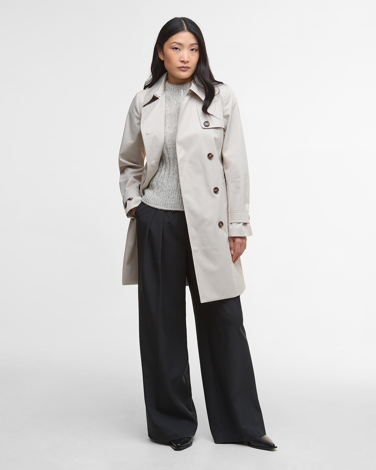 Short Greta Showerproof Trench Coat