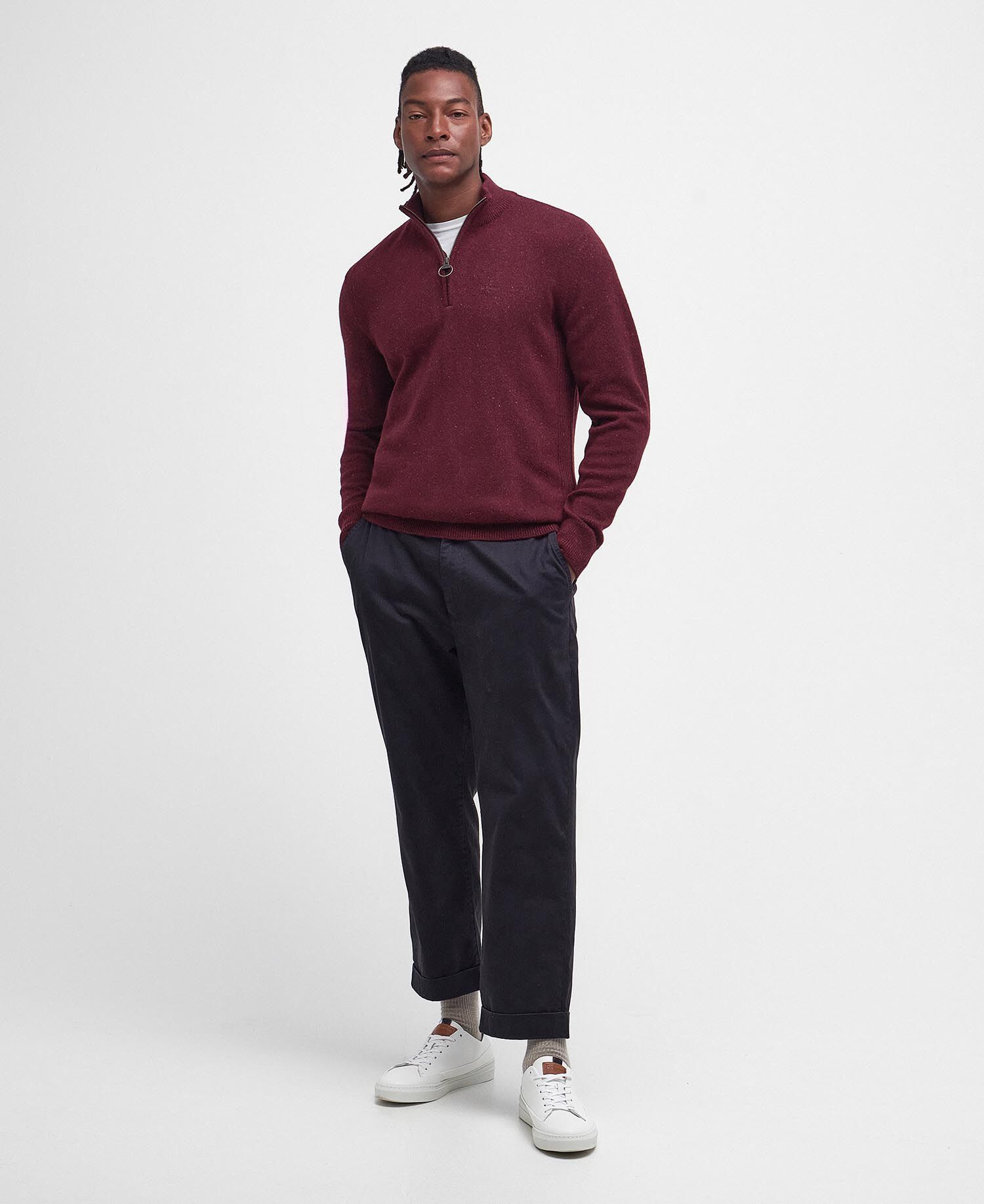 Essential Tisbury Half-Zip Jumper