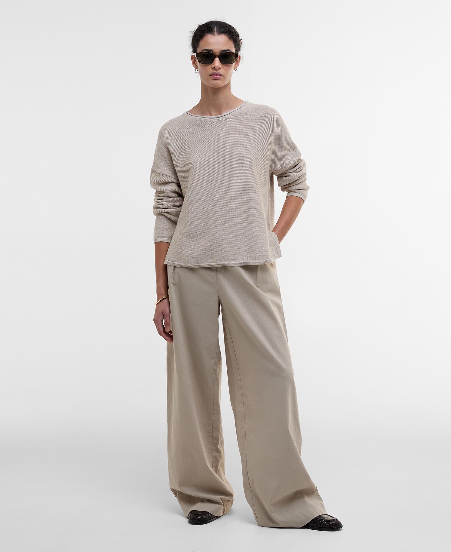 Marine Crew Neck Jumper