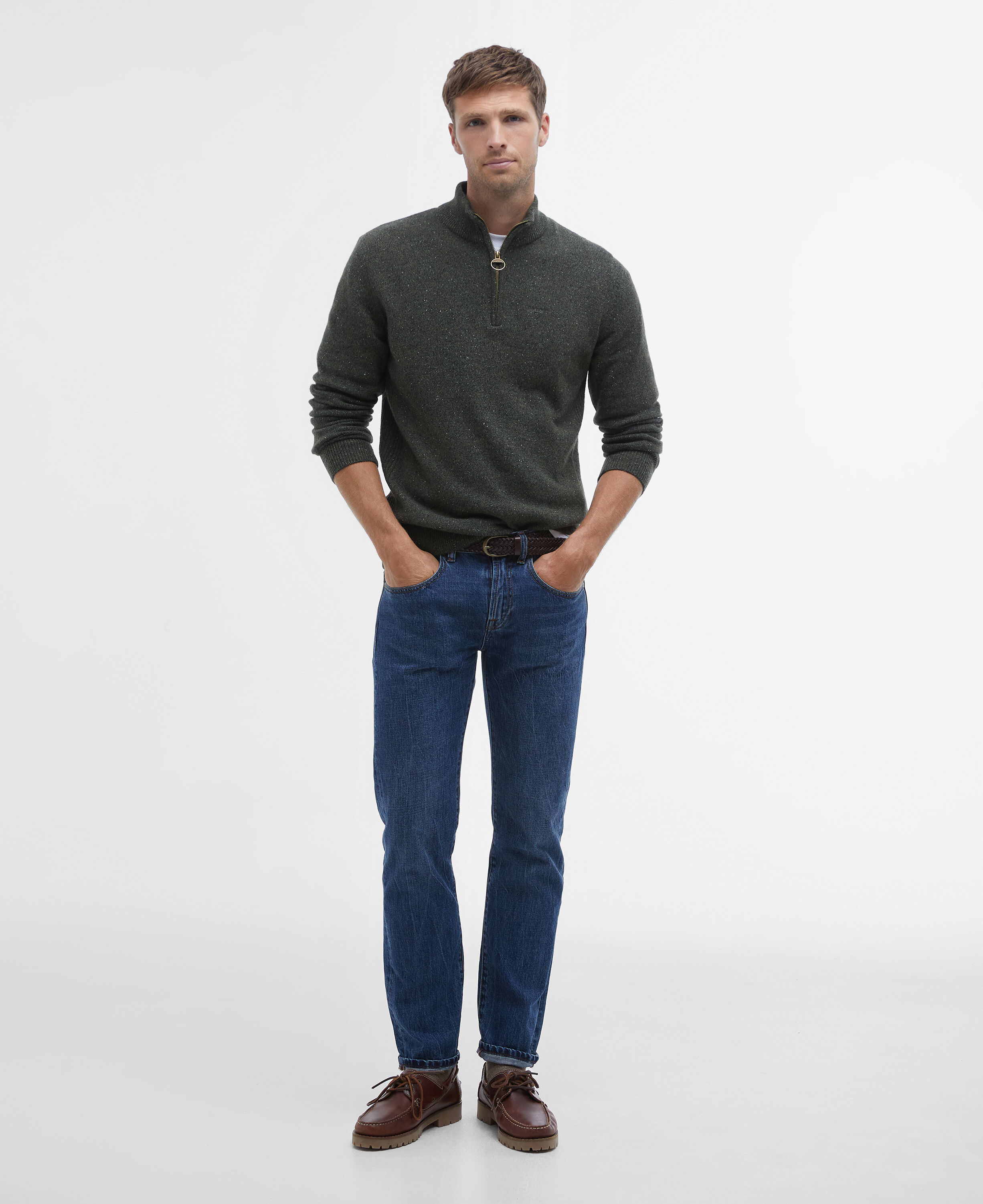 Essential Tisbury Half-Zip Jumper