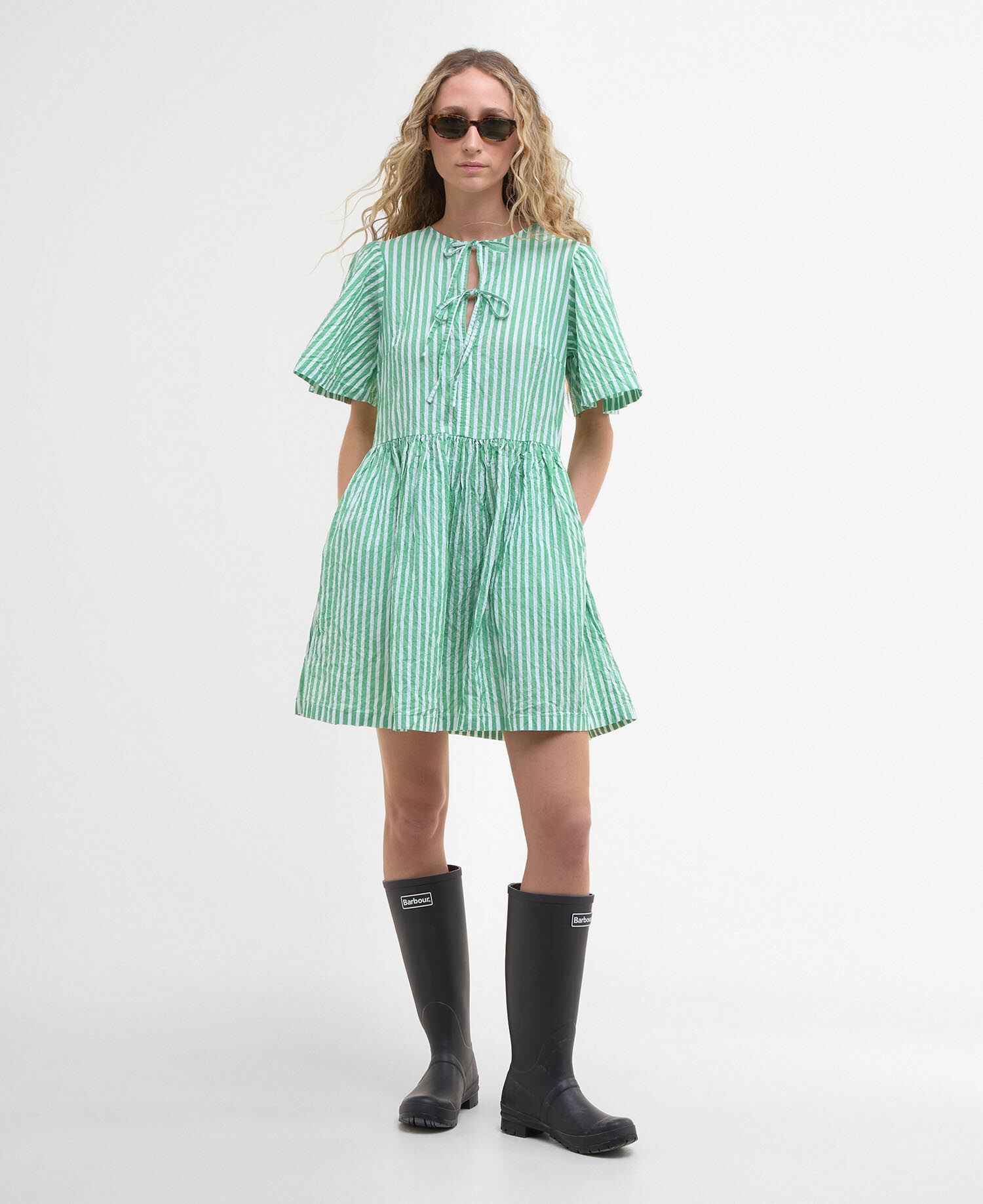 Daison Striped Mini Dress