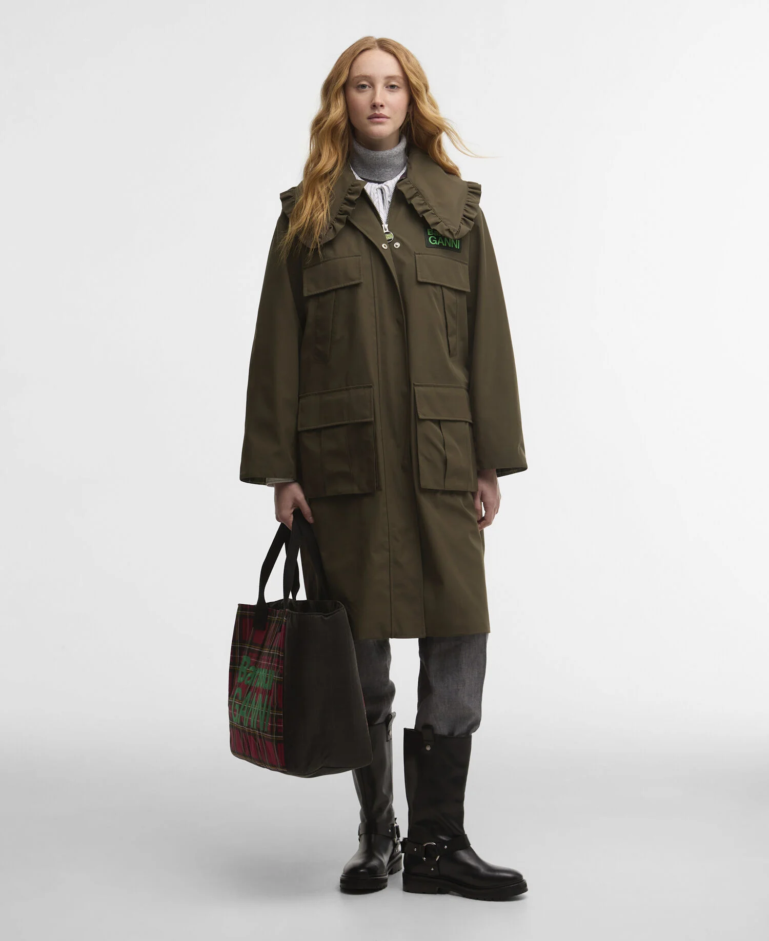 Barbour x GANNI Waterproof Parka Jacket