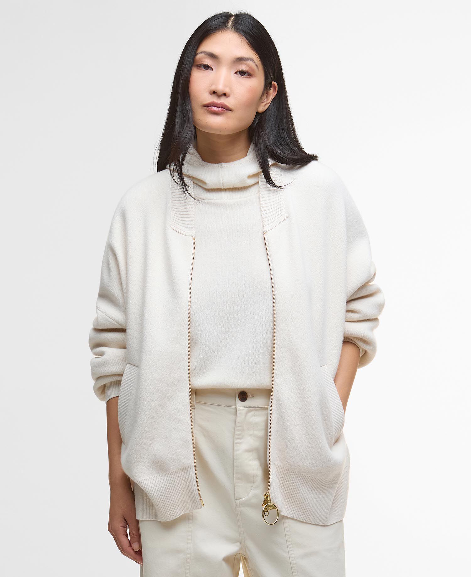 Milda Knitted Bomber Jacket