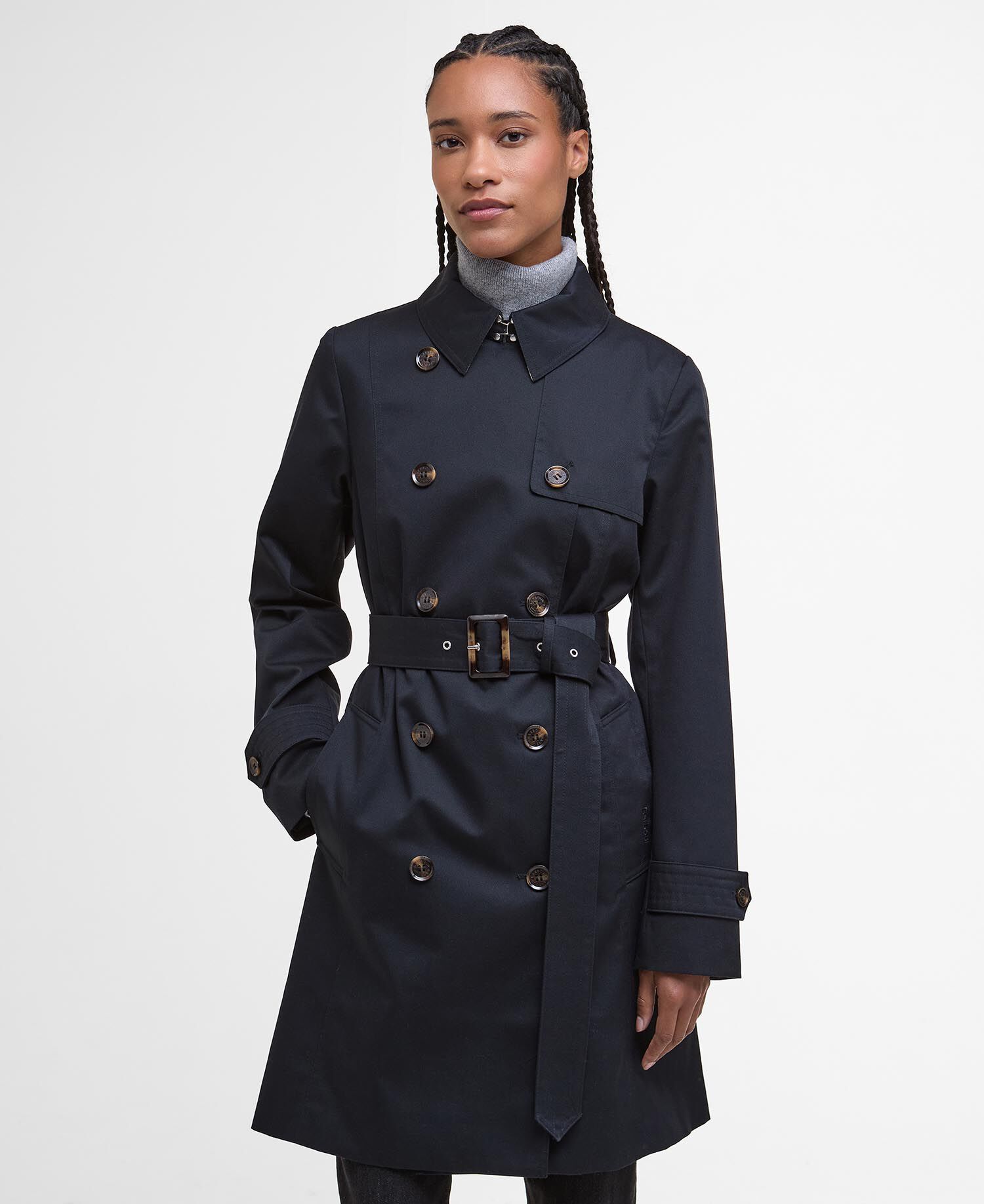 Short Greta Showerproof Trench Coat