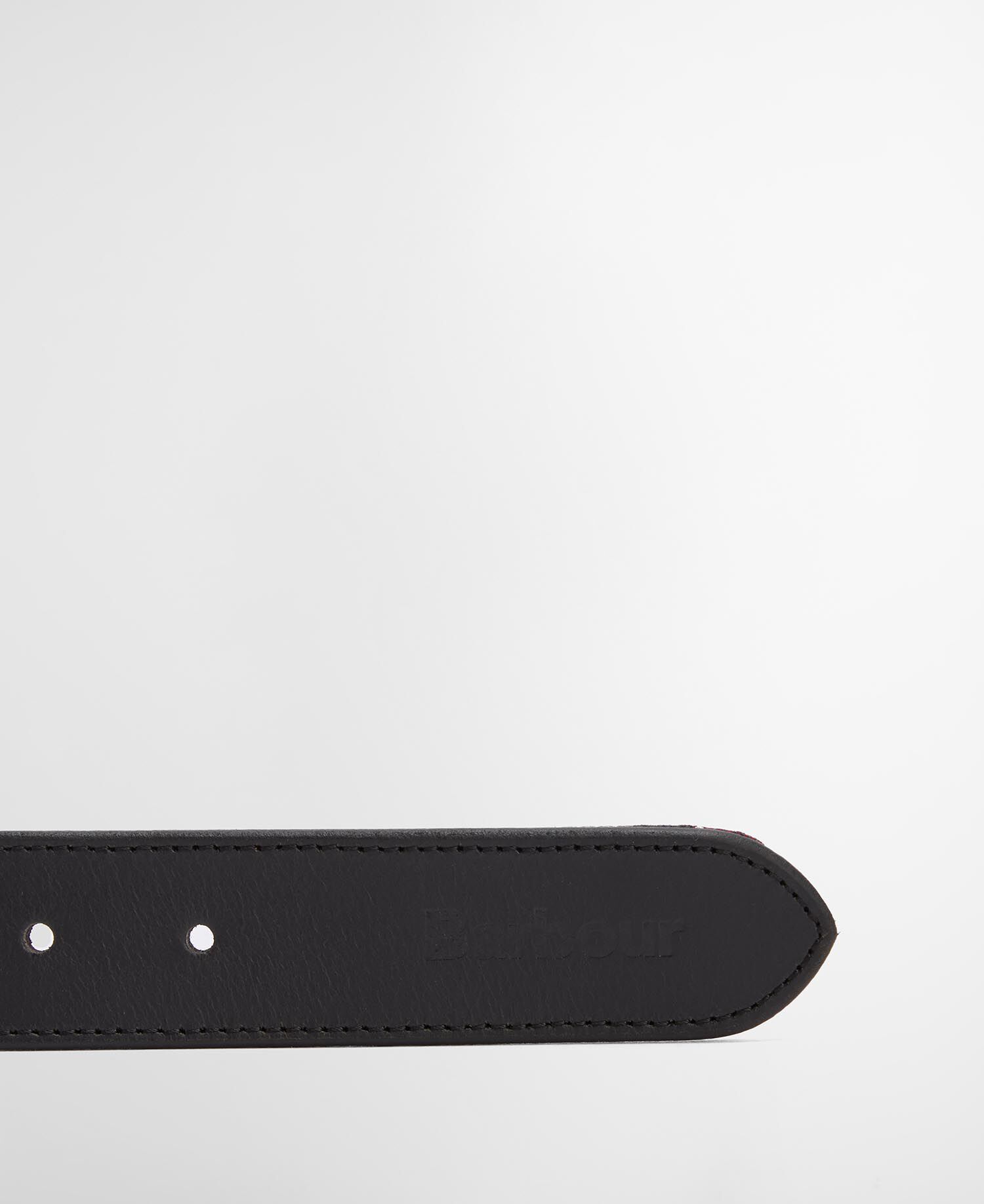 Reversible Tartan Leather Belt