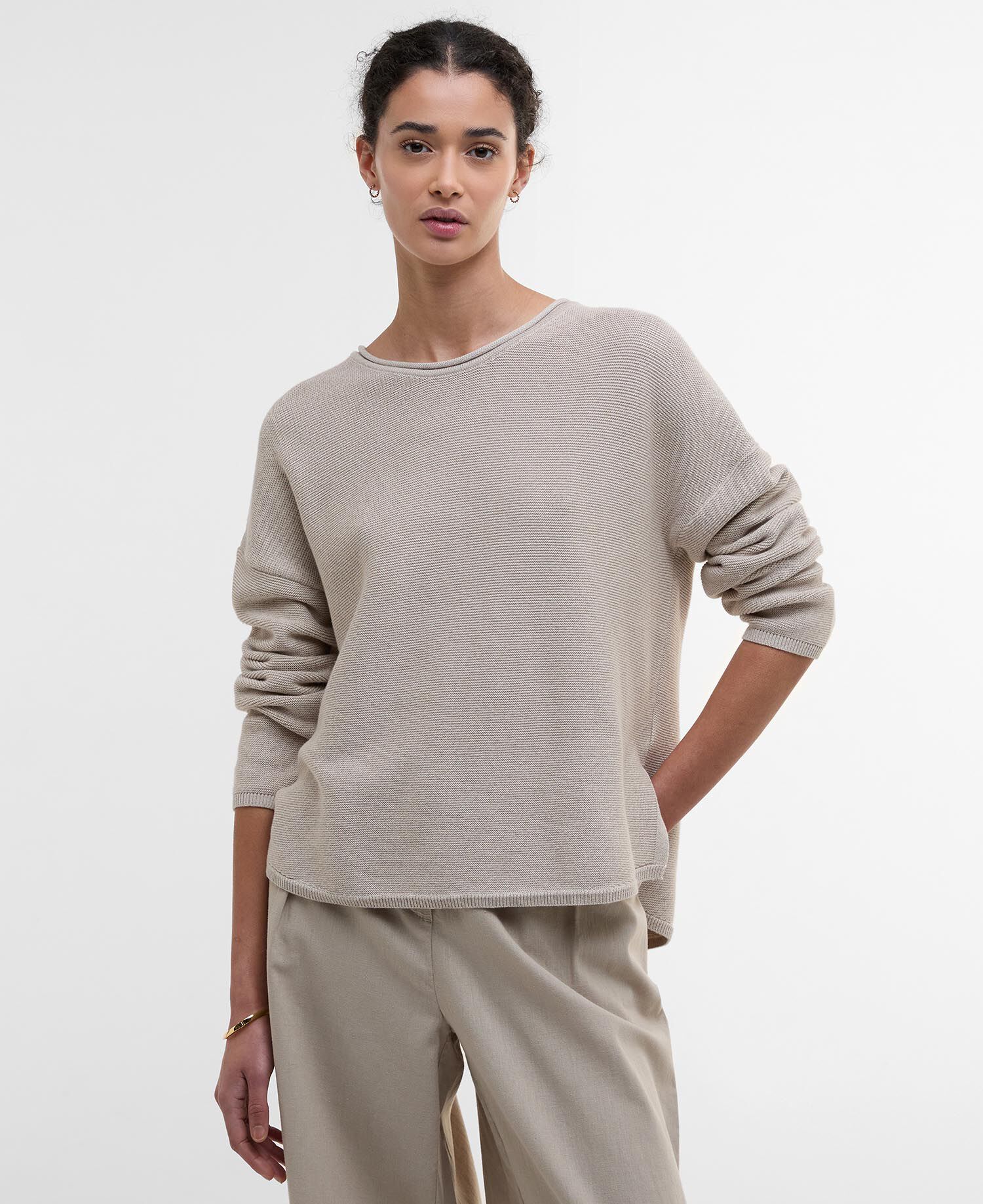 Marine Crew Neck Jumper