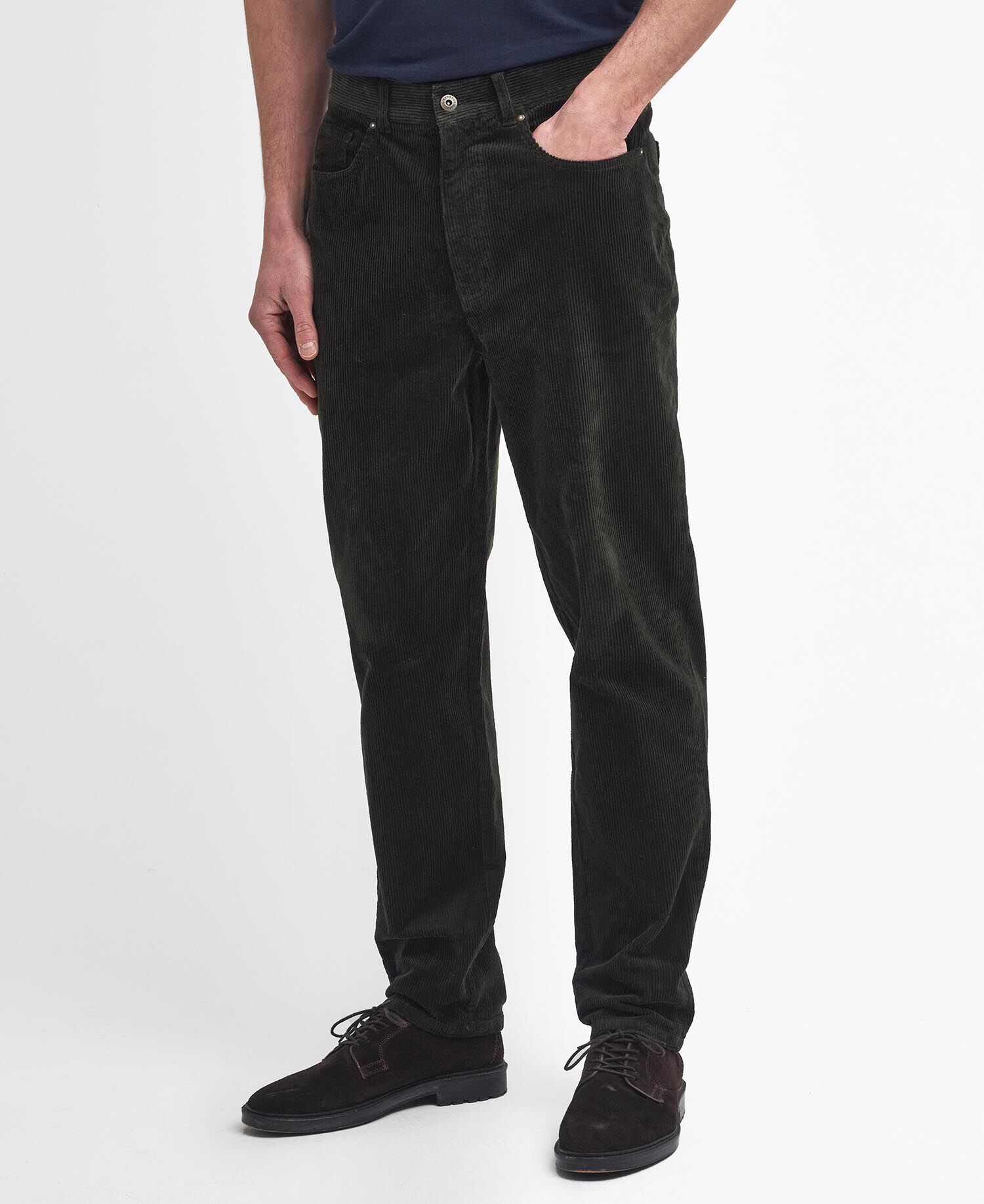 Stretch Cord Regular Trousers