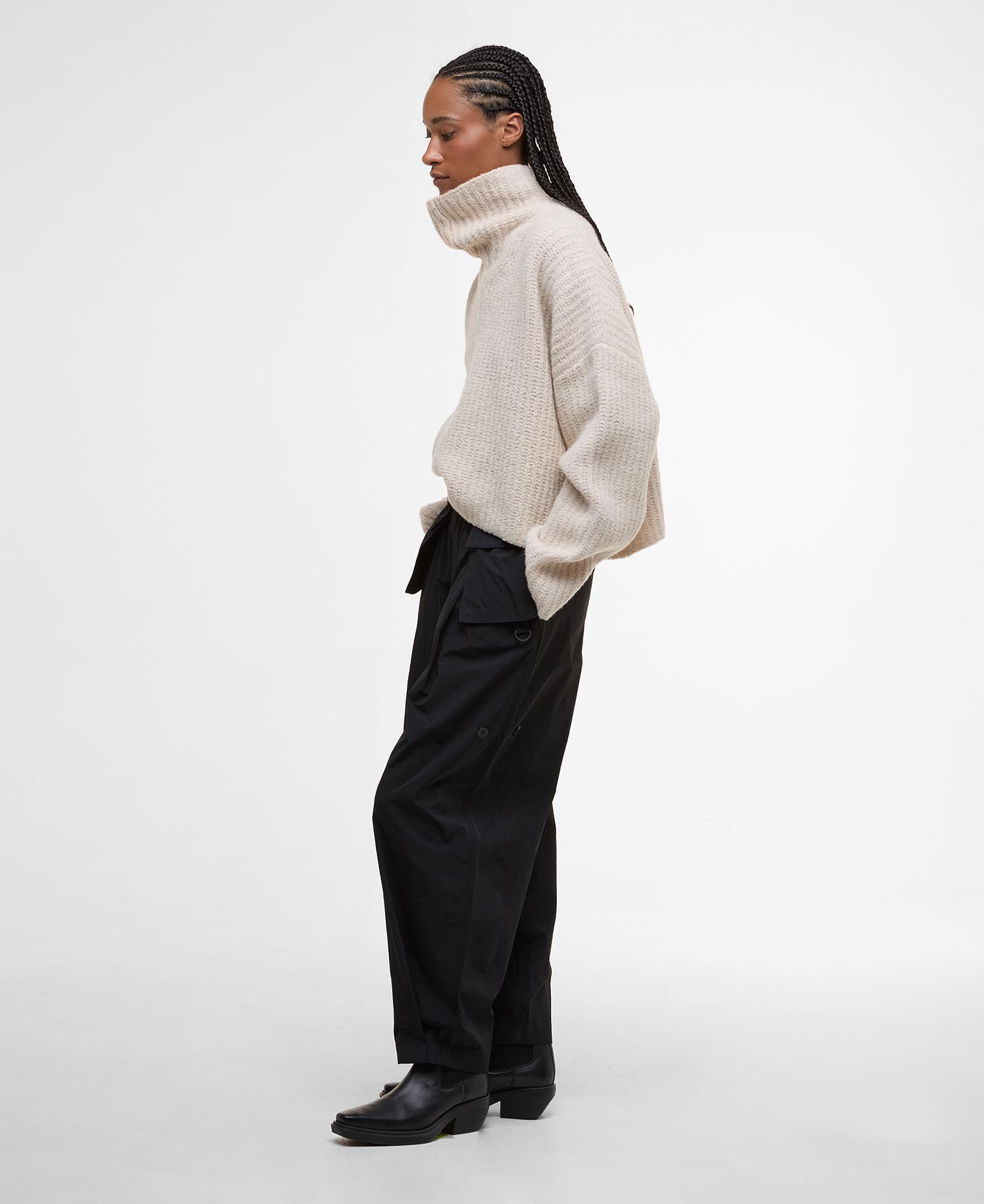 Imelda Funnel-Neck Jumper