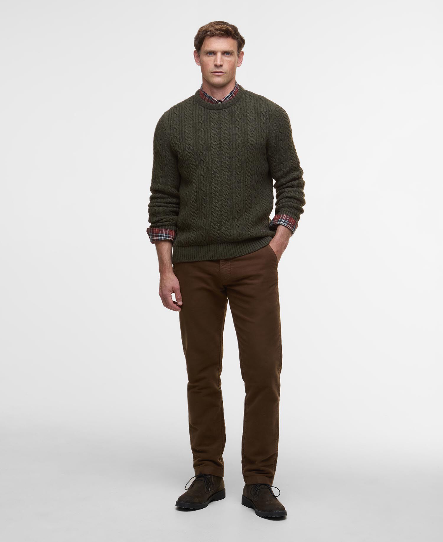 Lowfen Cable-Knit Jumper