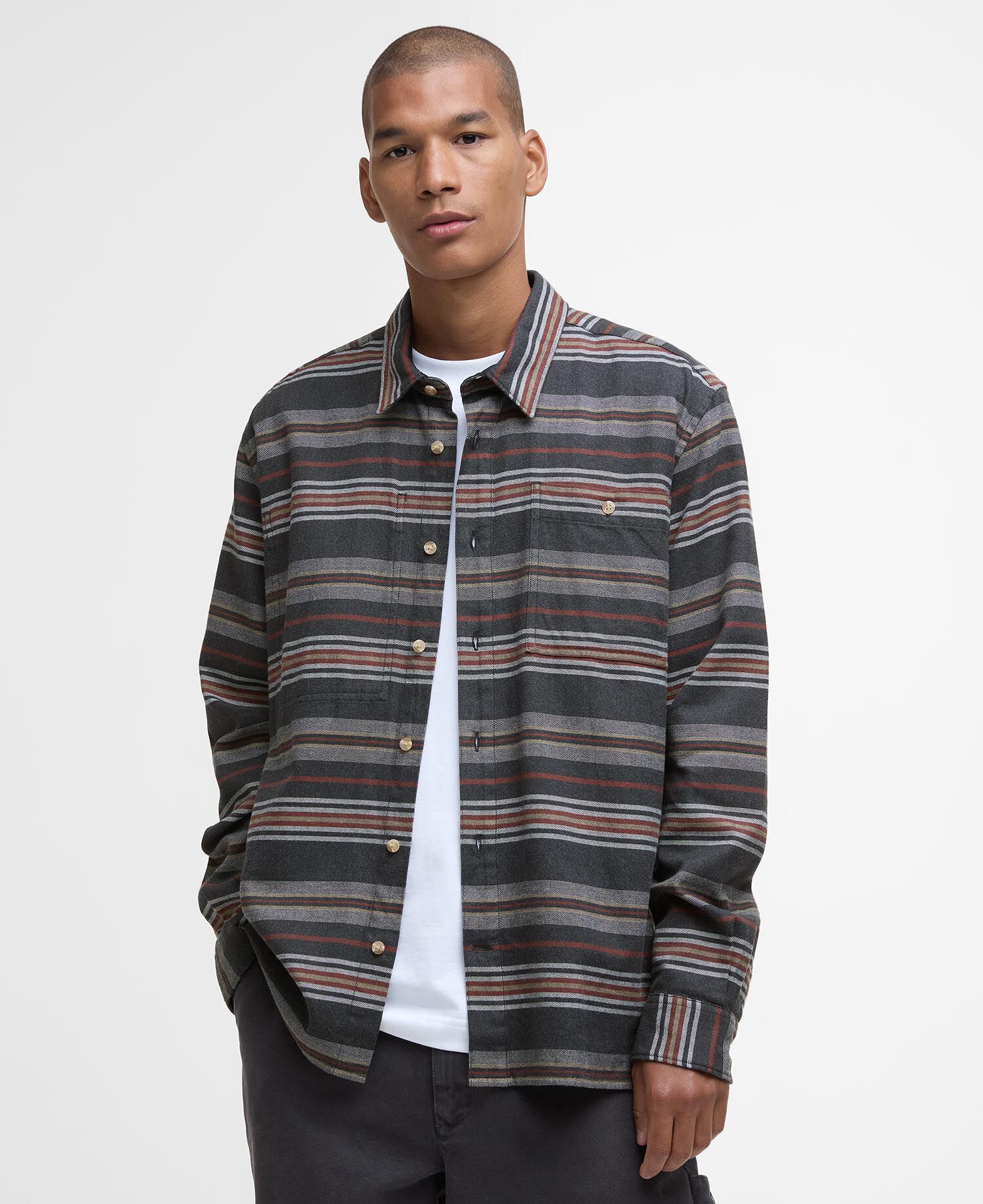 Bowscale Striped Relaxed Shirt