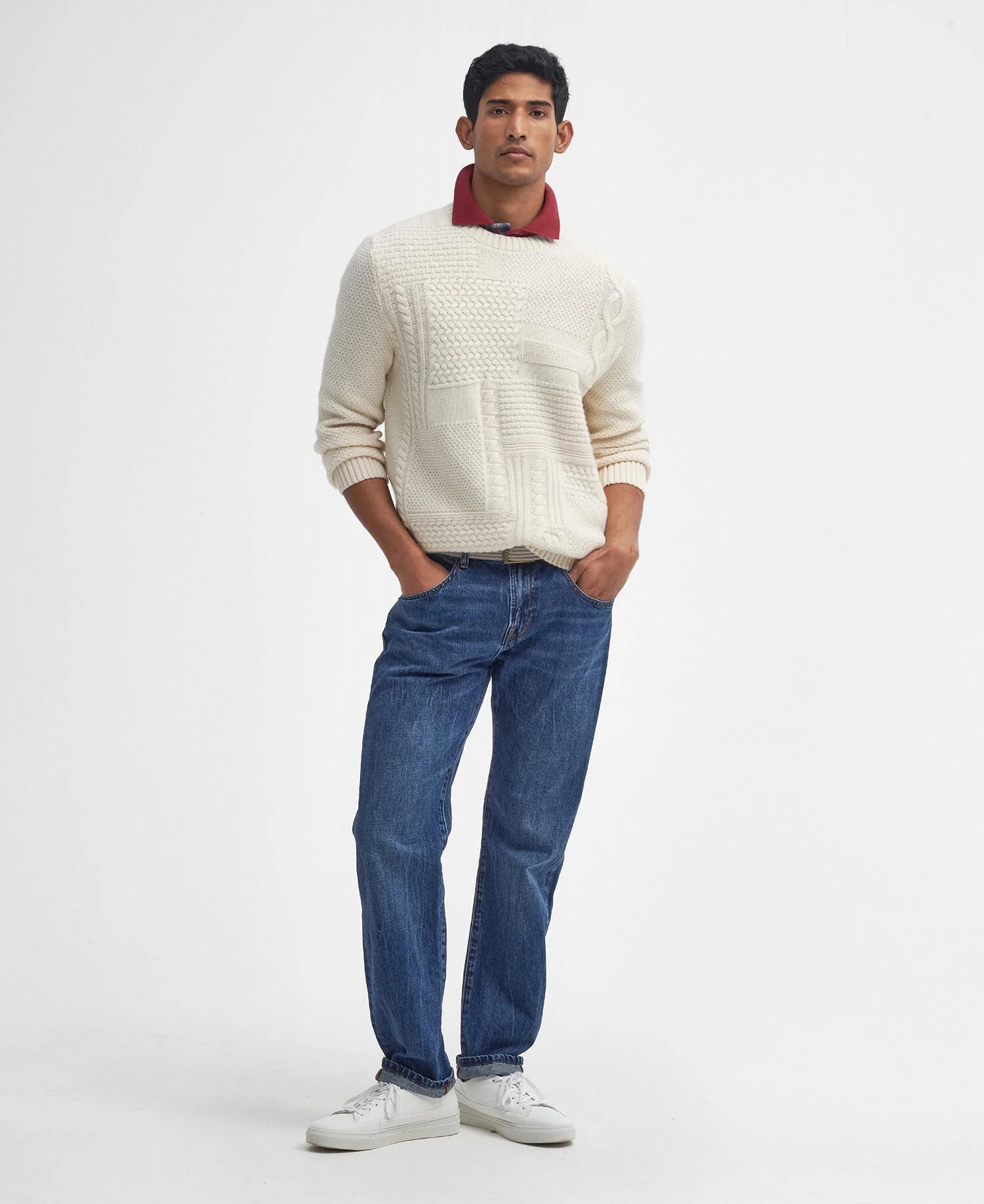 Casey Cable-Knit Crew Neck Jumper
