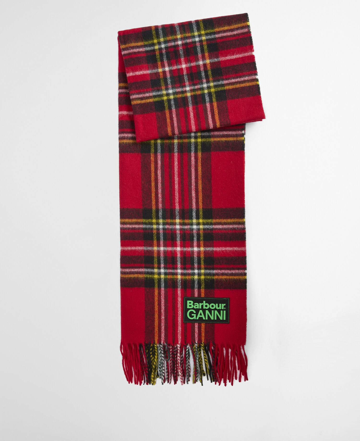 Barbour x GANNI Tartan Scarf