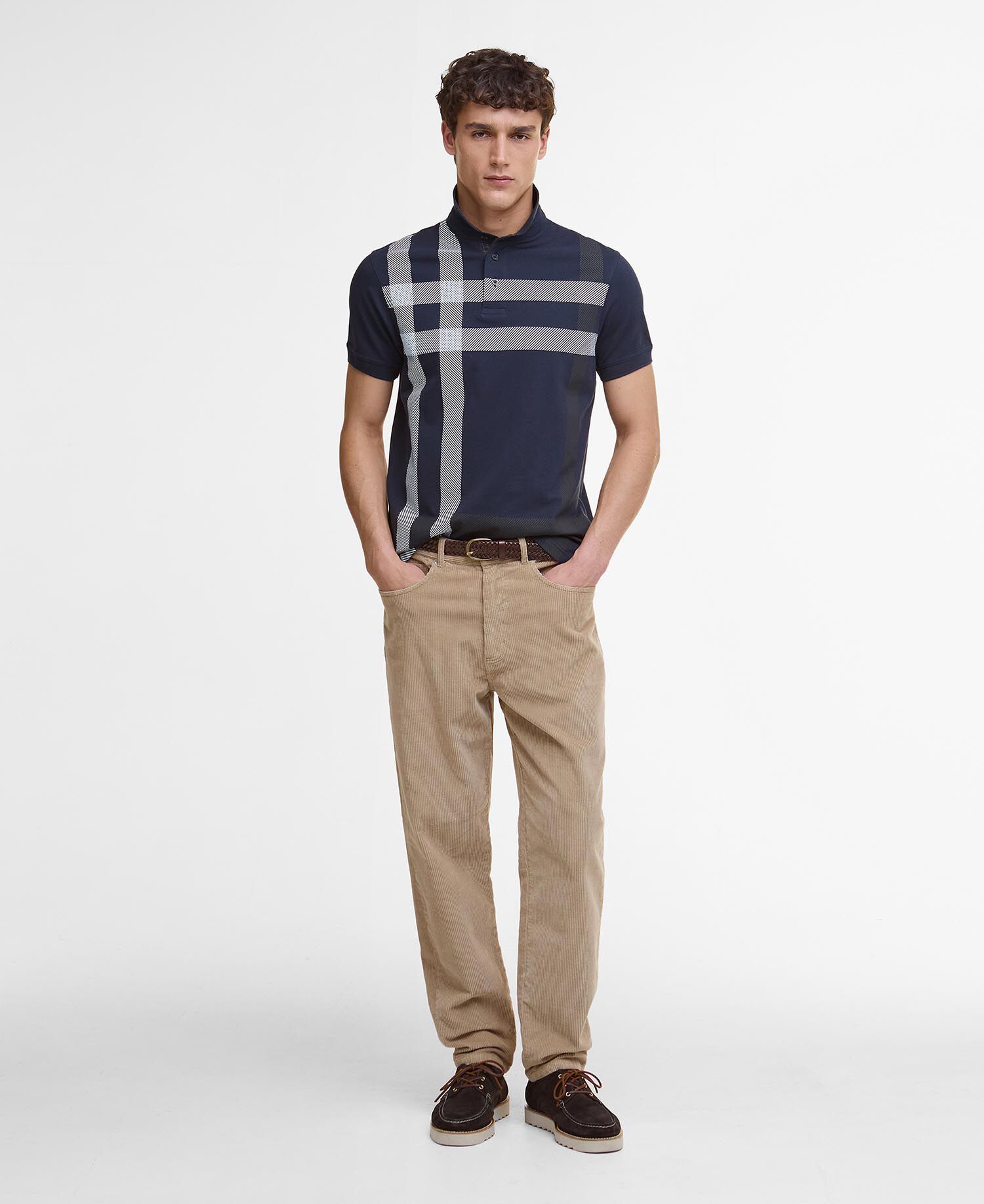 Blaine Tartan Short-Sleeved Polo Shirt