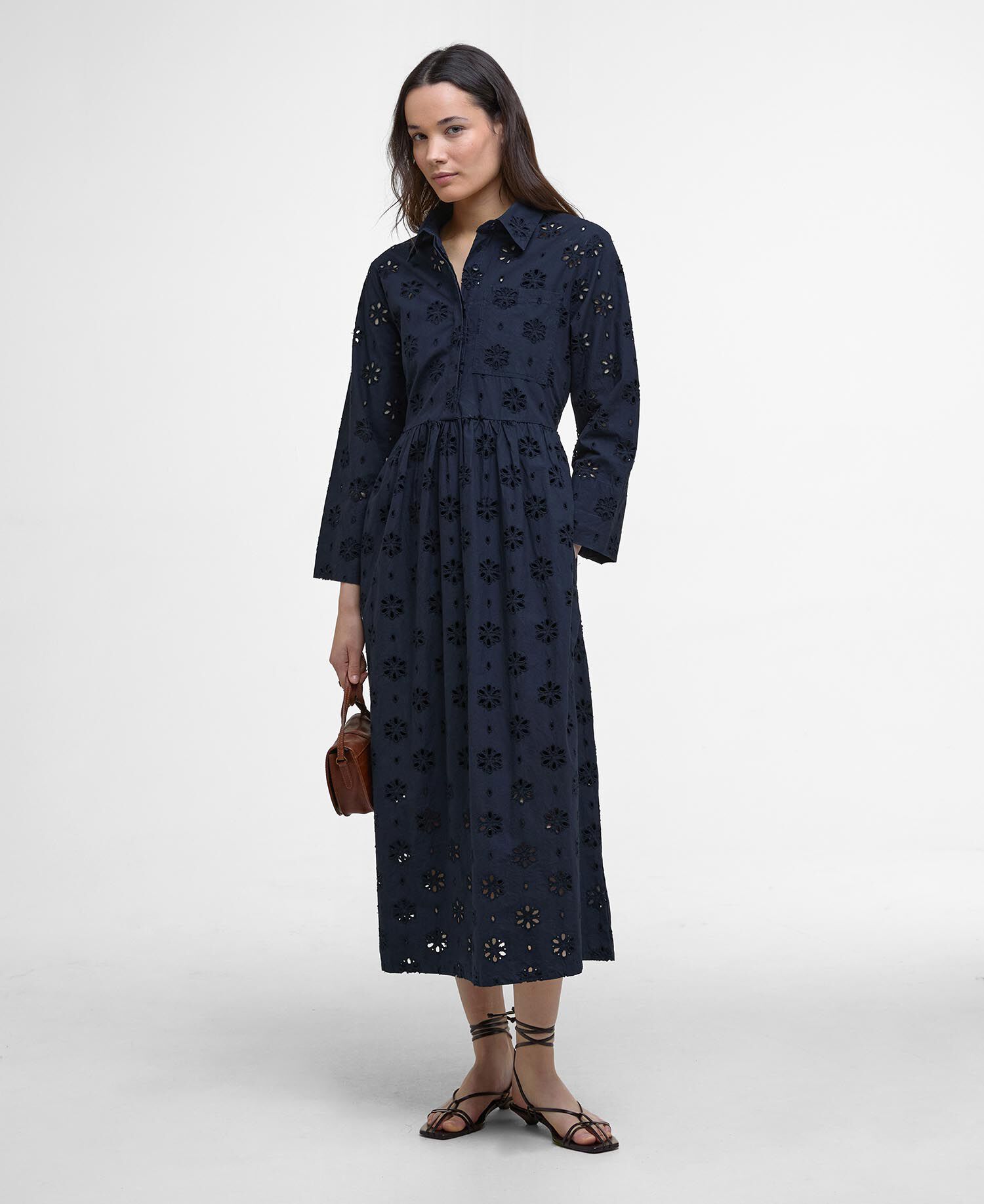 Melissa Broderie Anglaise Midi Dress