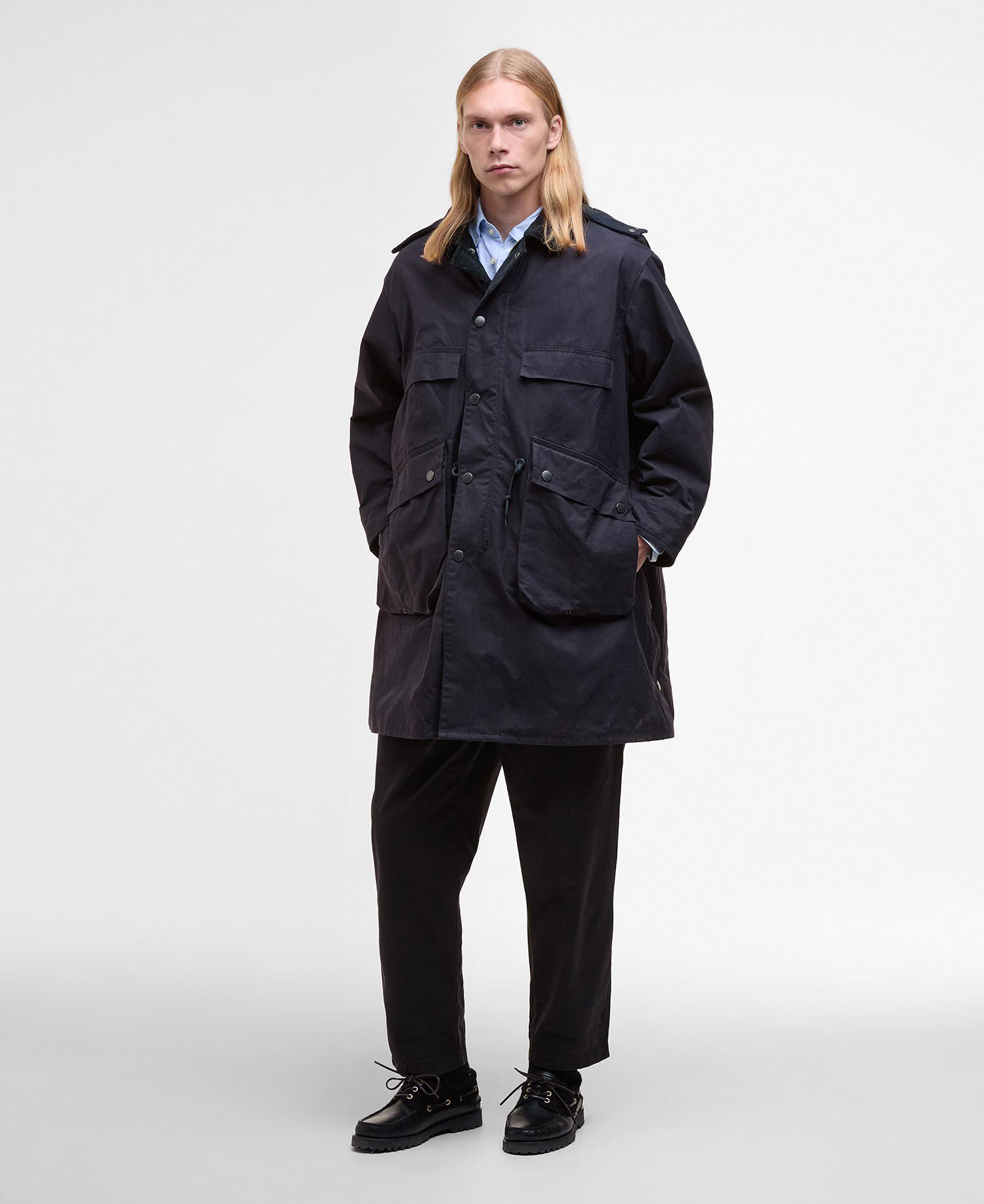 Barbour x Kaptain Sunshine Oversized Bedale Casual Field Coat