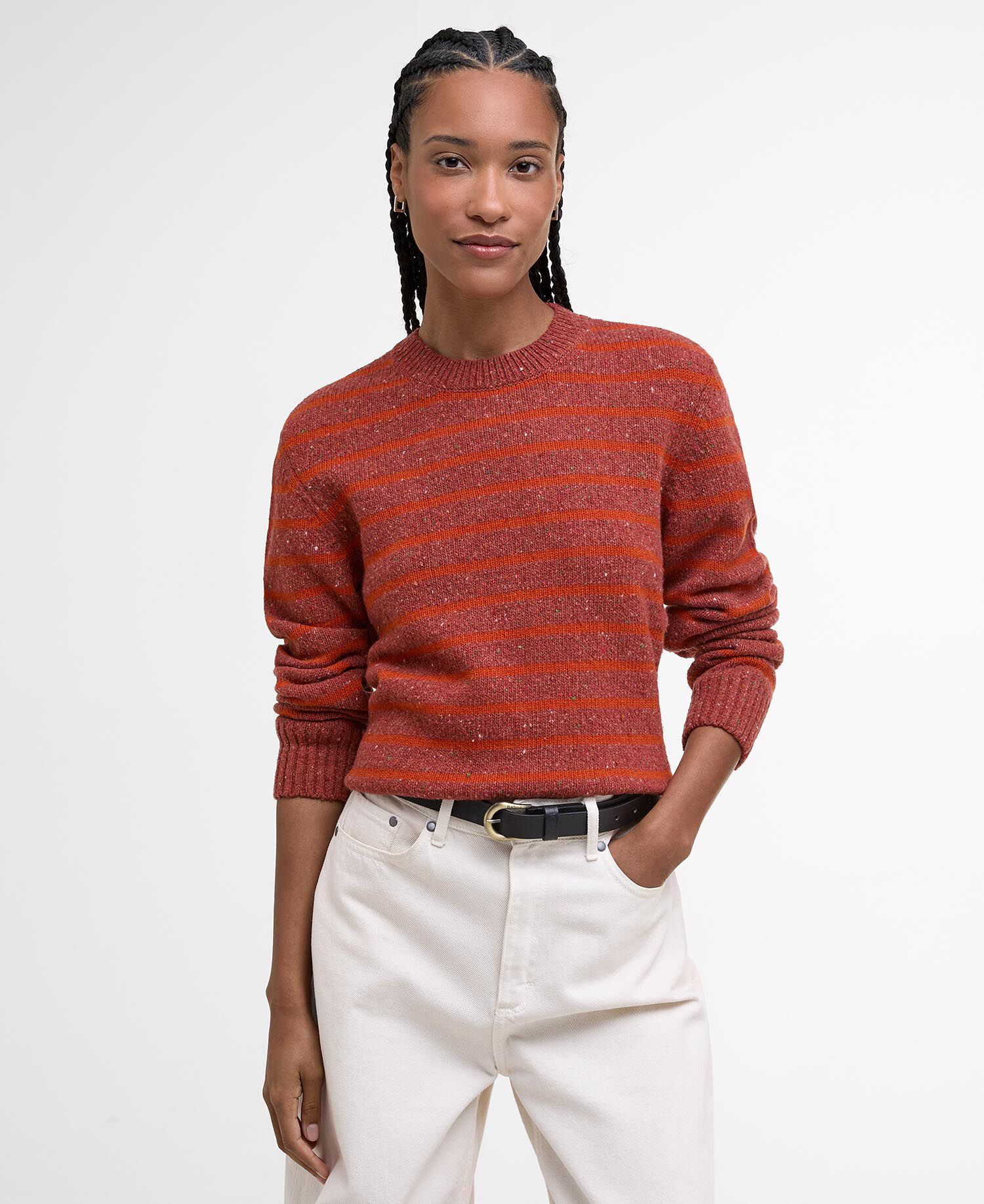 Claydon Striped Crew Neck Jumper